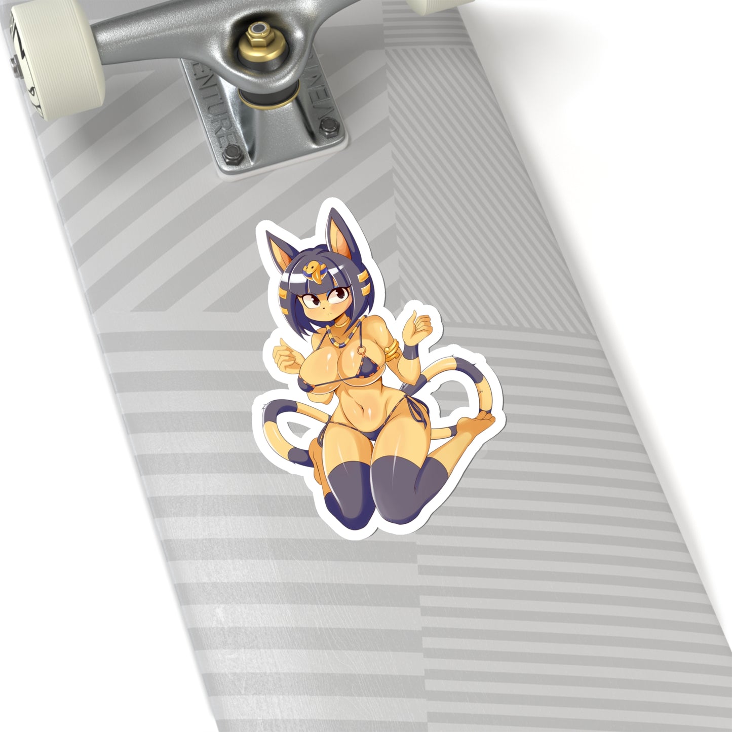 Lewd Ankha Sticker | Kiss-Cut Sticker | Sexy Anime Sticker | Lewd Anime Sticker | Lewd | Waifu | Otaku | Furry