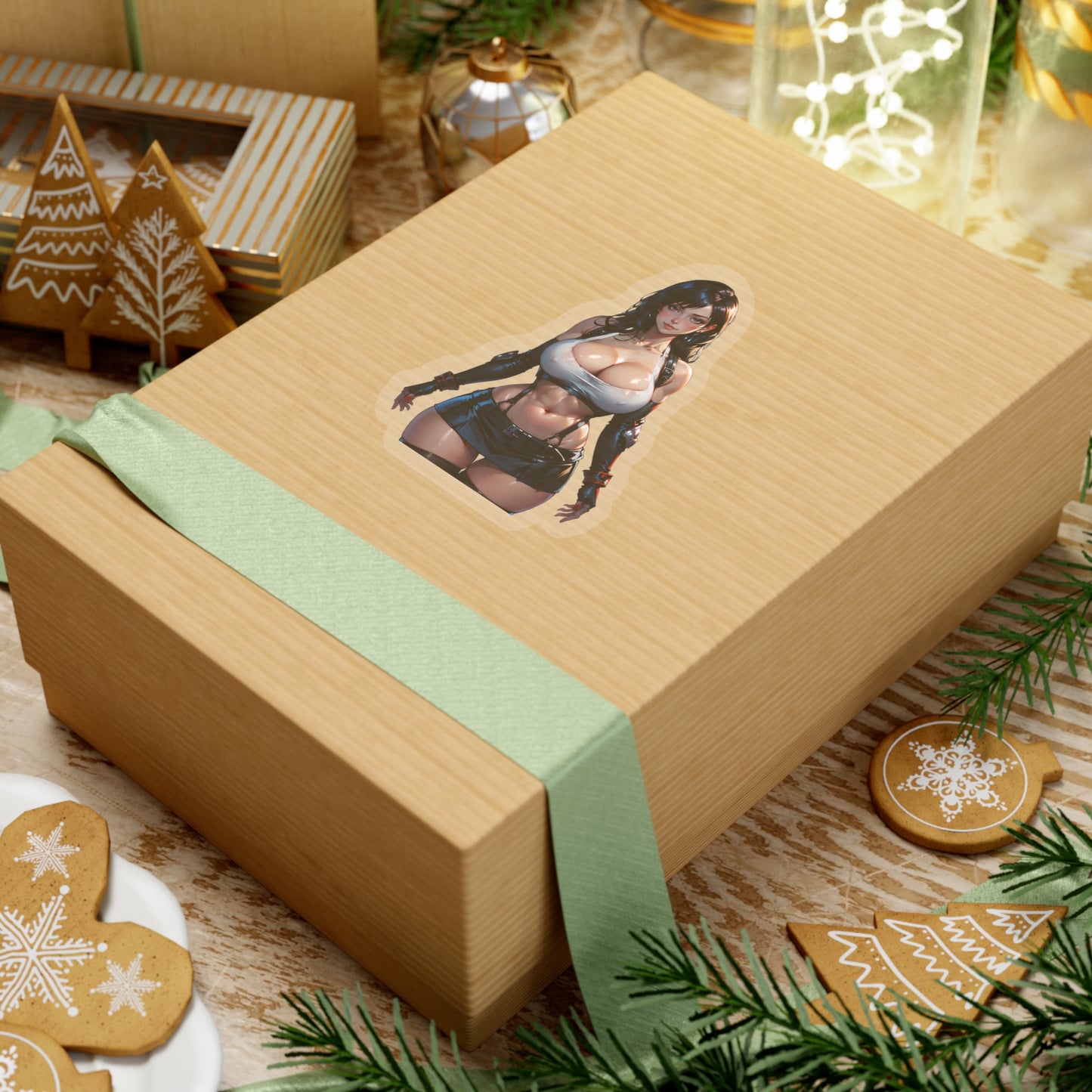 Sexy Tifa Sticker | Sexy Anime Sticker | Lewd Sticker | Lewd Anime Sticker | Fantasy Sticker | Retro Video Game