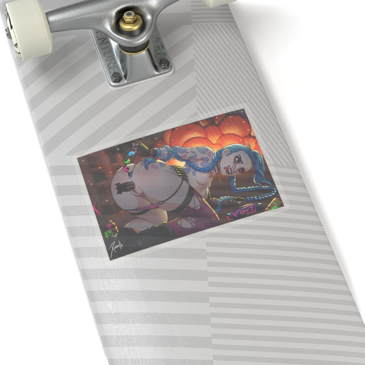 Sexy Jinx Sticker | Anal Beads | Lewd Sticker | Lewd Anime Sticker | Hentai Sticker | Anal Plug | Anus | Anal