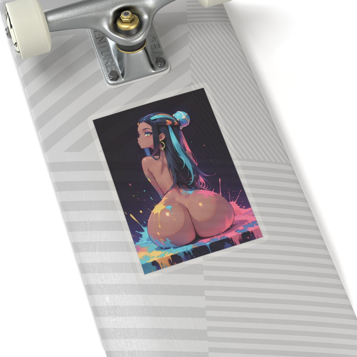 Big Booty Waifu Sticker | Hentai | Brown Skin Ebony