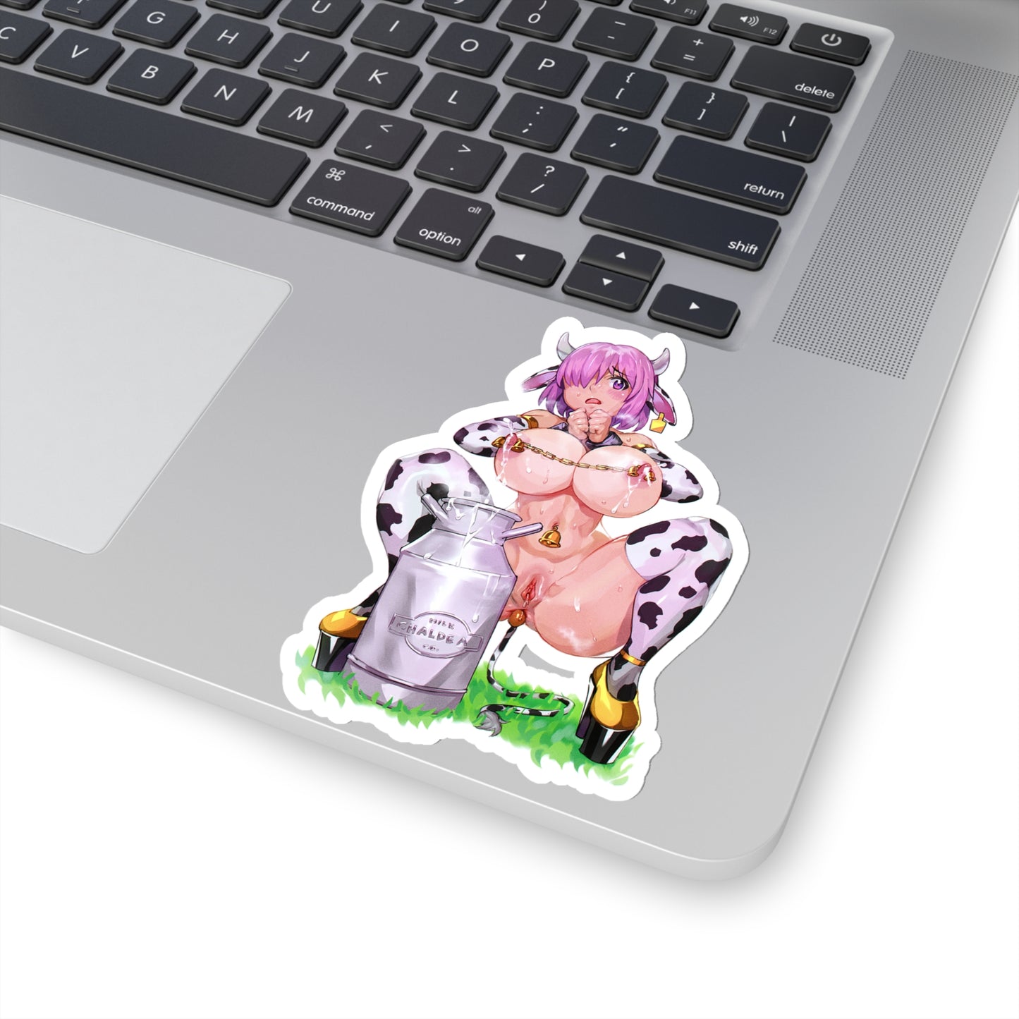 Lewd Mashu Kyrielight Sticker | HuCow | Cow Costume | Fate Grand Order Sticker | Lewd Anime Sticker | Sexy Anime Sticker | Milk
