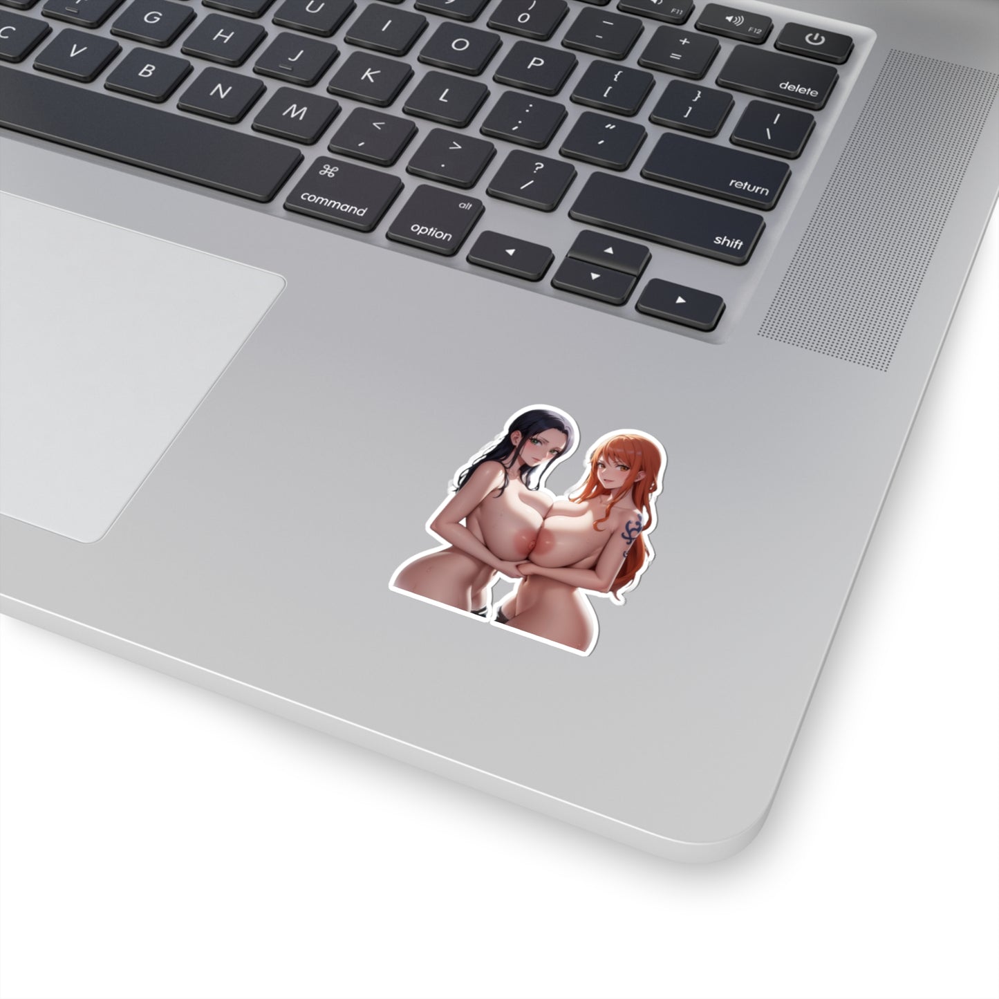 Lewd Nami And Robin Sticker | Huge Tits | Boobs Pressed Together | Yuri | Lesbian | Lewd Anime Sticker | Sexy Anime Sticker | Big Boobs