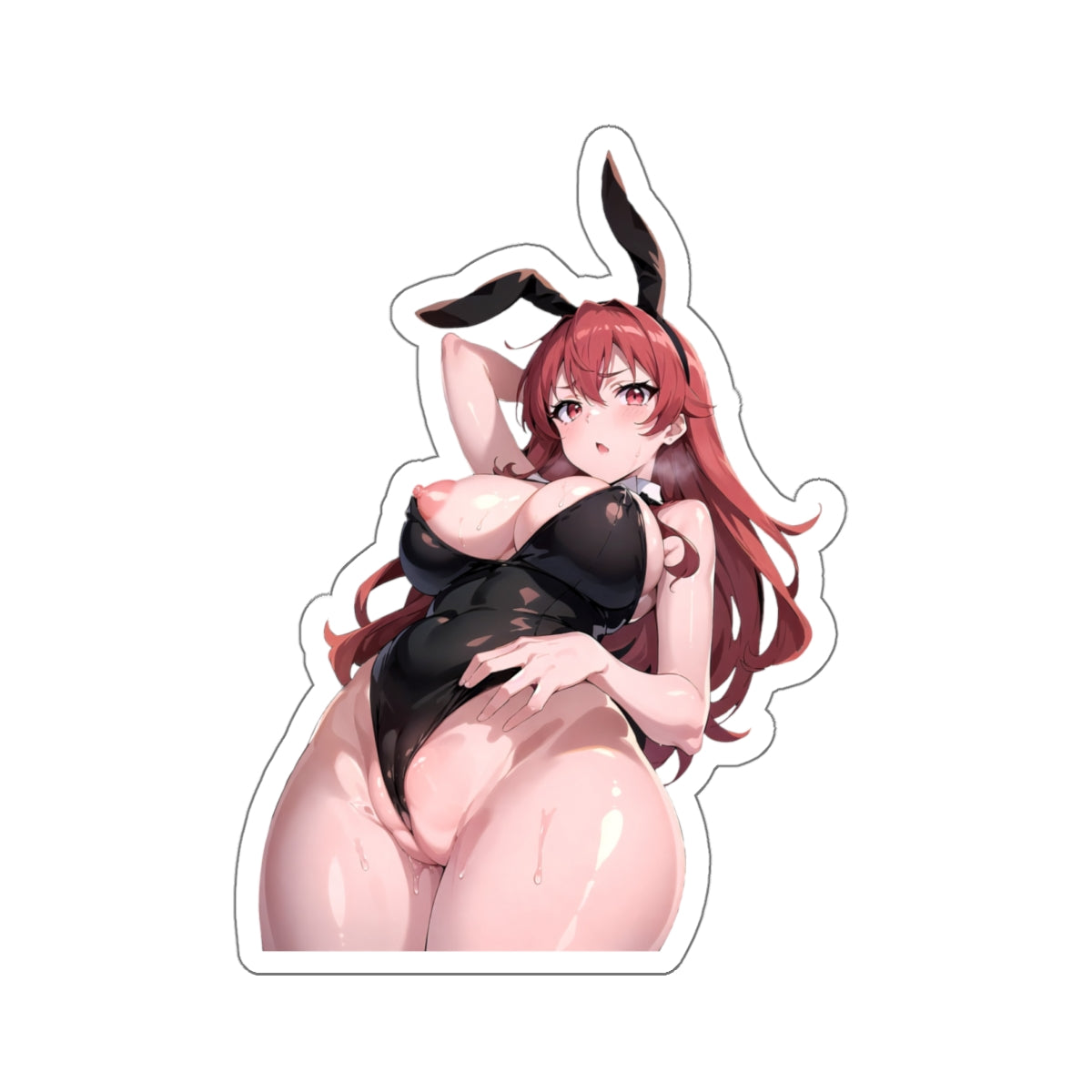 Sexy Anime Sticker | Eris | Lewd Anime Sticker | Lewd Sticker | Sexy Waifu Sticker | Bunny Ears | Bunny Costume | kospeko