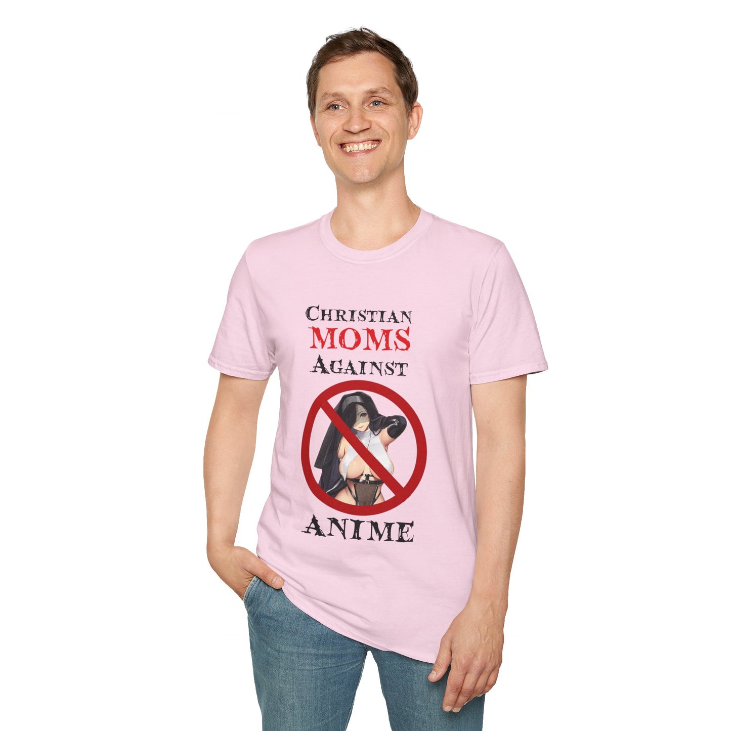 Christian Moms Against Anime | Funny Anime Shirt | Funny Tee | Weeb | Otaku | Funny