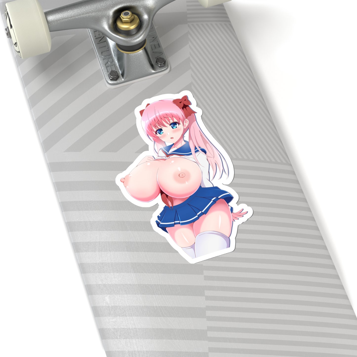 Lewd Nodoka Haramura Sticker | Huge Tits | Lewd Anime Sticker | Saki | Big Boobs | Tits | Otaku | Waifu | Uncensored Anime | Sexy Anime Sticker | Ginger | Red Hair | Red Head