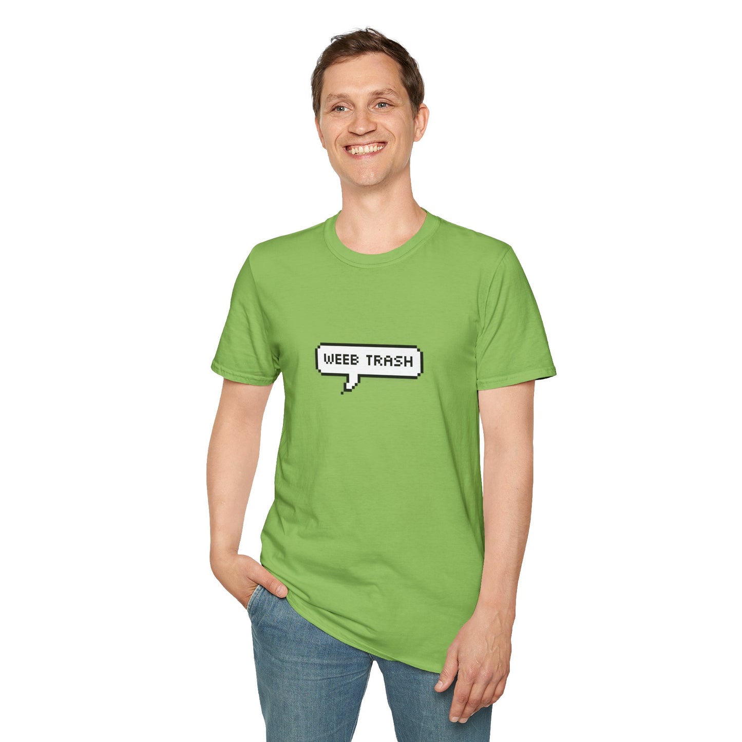 Weeb Trash T-Shirt, Funny Anime T-Shirt, Anime Merch, Ironic, Weeb
