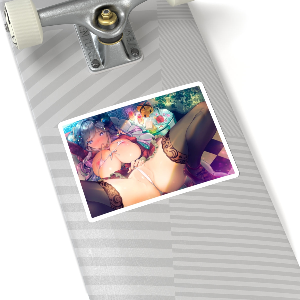 Sexy Waifu Sticker | Large Breasts | Beautiful | Lewd Sticker | Lewd Anime Sticker | Hentai Sticker | Tits | Boobs | Breasts