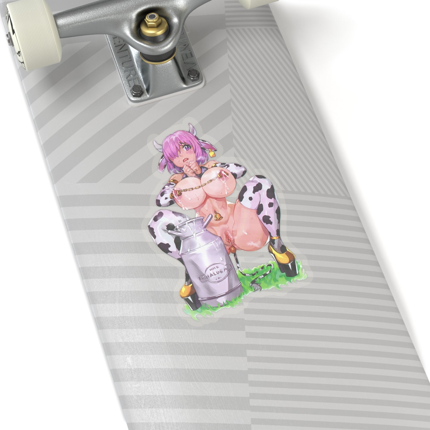 Lewd Mashu Kyrielight Sticker | HuCow | Cow Costume | Fate Grand Order Sticker | Lewd Anime Sticker | Sexy Anime Sticker | Milk