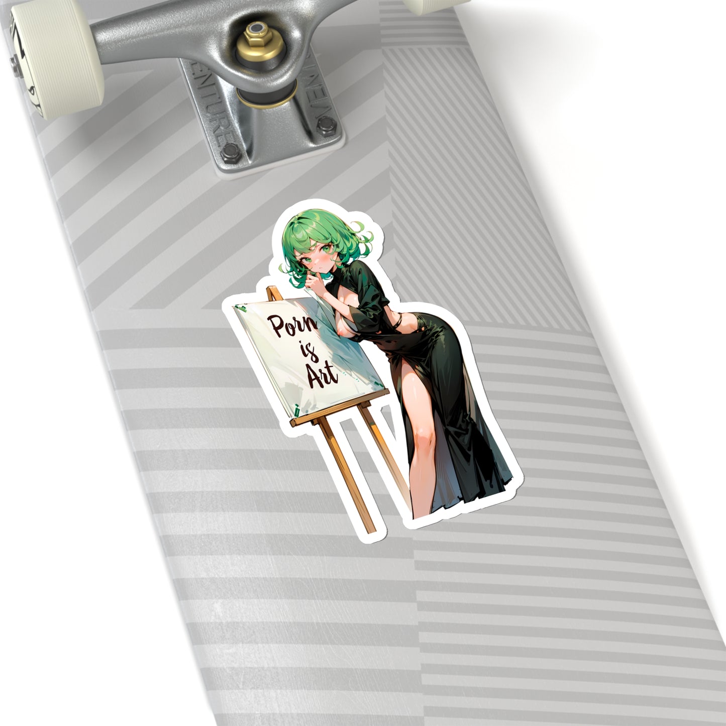 Lewd Tatsumaki Sticker | Porn is Art | OPM | Lewd Anime Sticker | Sexy Anime Sticker | Funny Anime Sticker | Otaku | Waifu | Ahegao