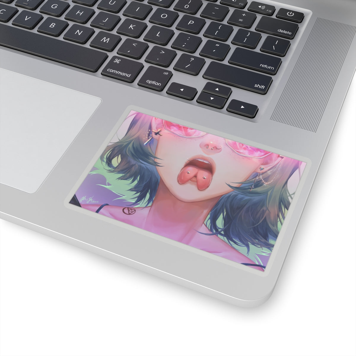 Lewd Tounge Sticker | Tounge Splitting