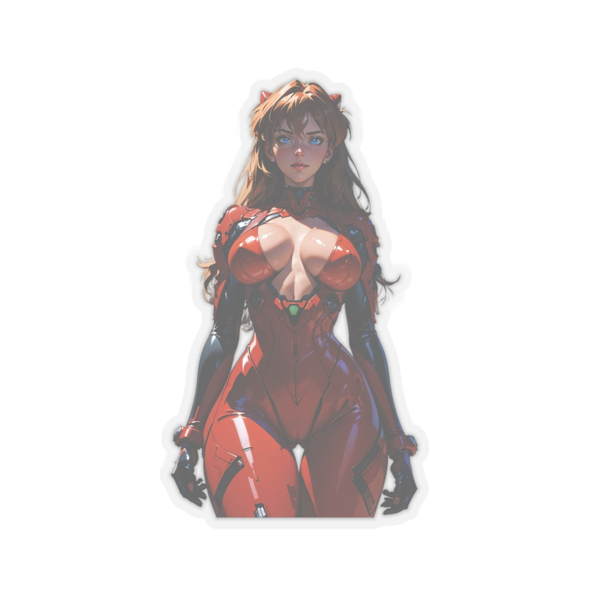 Sexy Asuka Sticker | Sexy Anime Sticker | Lewd Sticker | Lewd Anime Sticker | SexySticker | Retro Anime