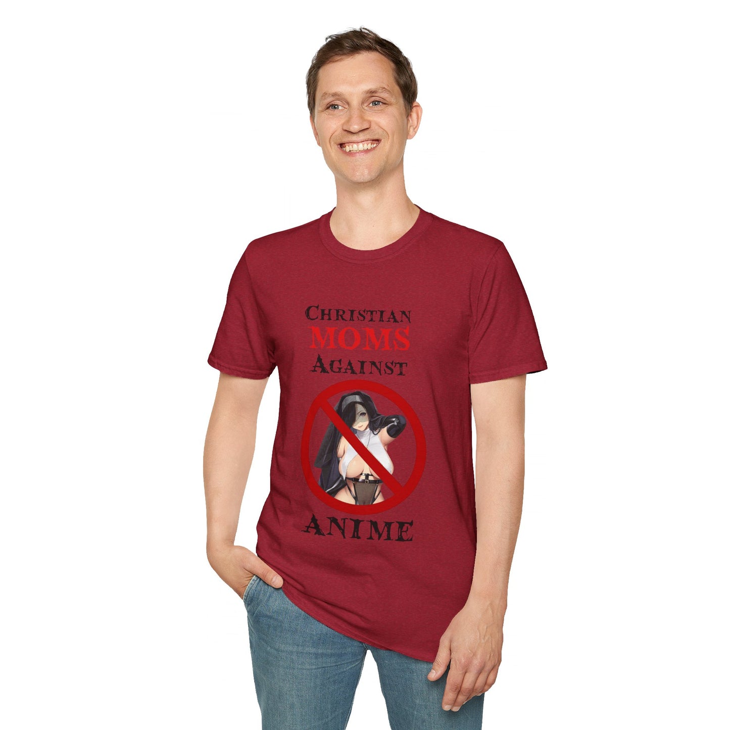 Christian Moms Against Anime | Funny Anime Shirt | Funny Tee | Weeb | Otaku | Funny