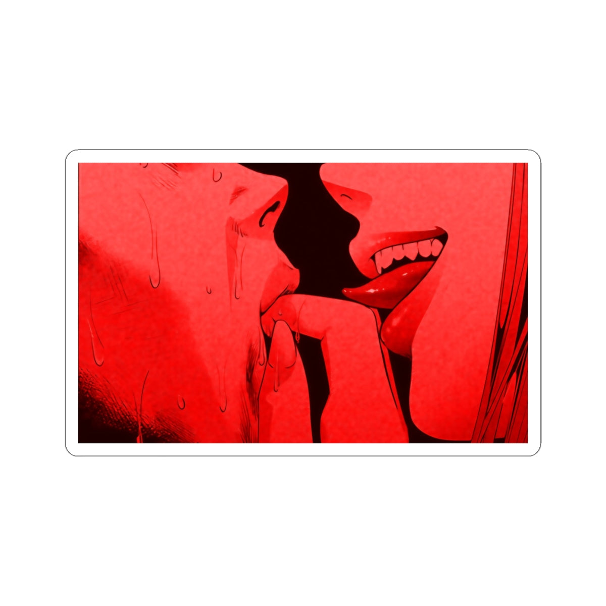 Lewd Sticker | Prison | Finger In Mouth