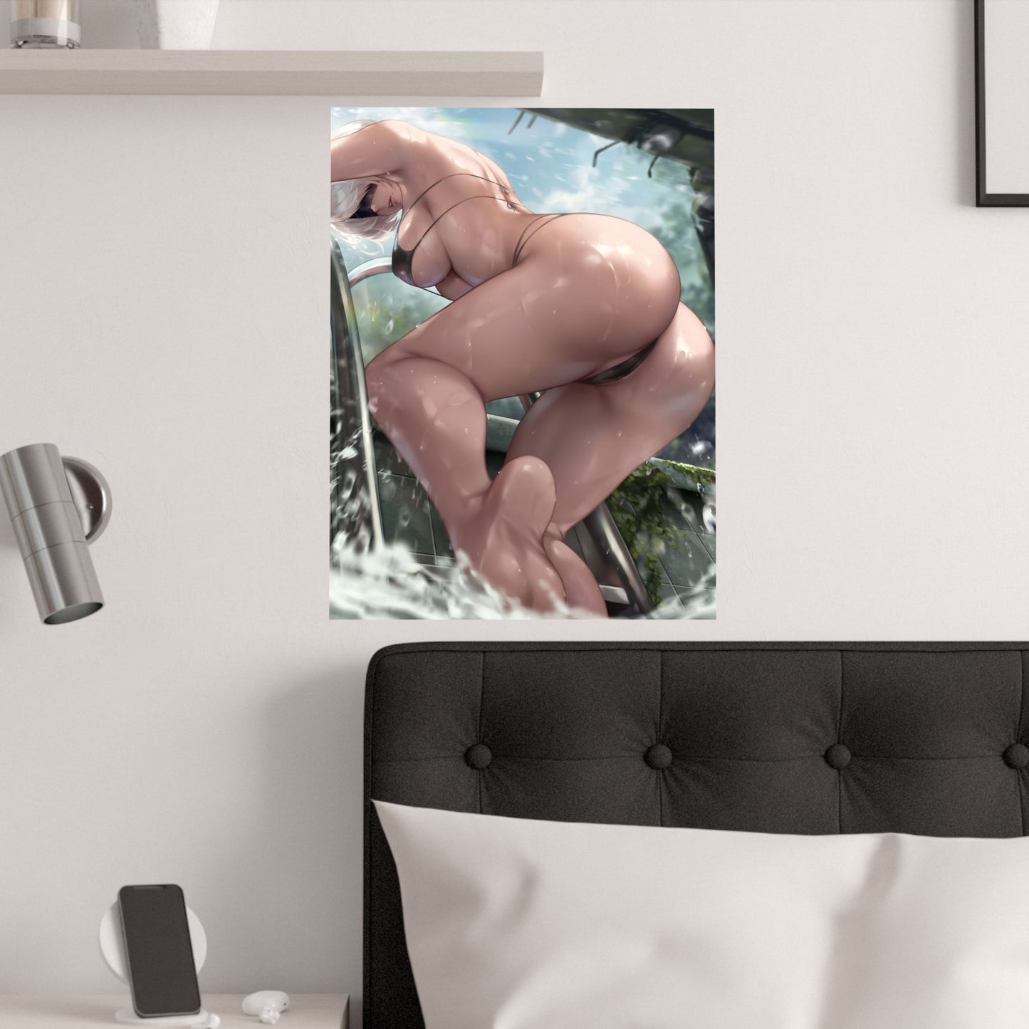 Sexy Waifu Poster | Ecchi | 2b | Big Ass | Big Booty