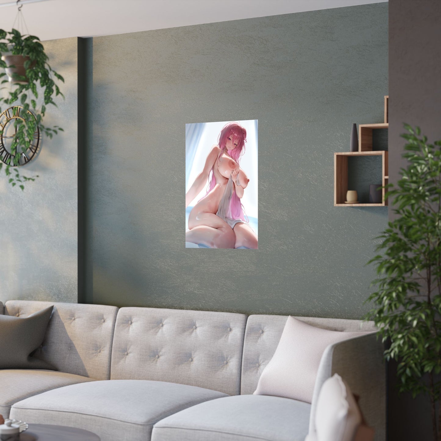 Sexy Waifu Poster | Ecchi | Nude Art