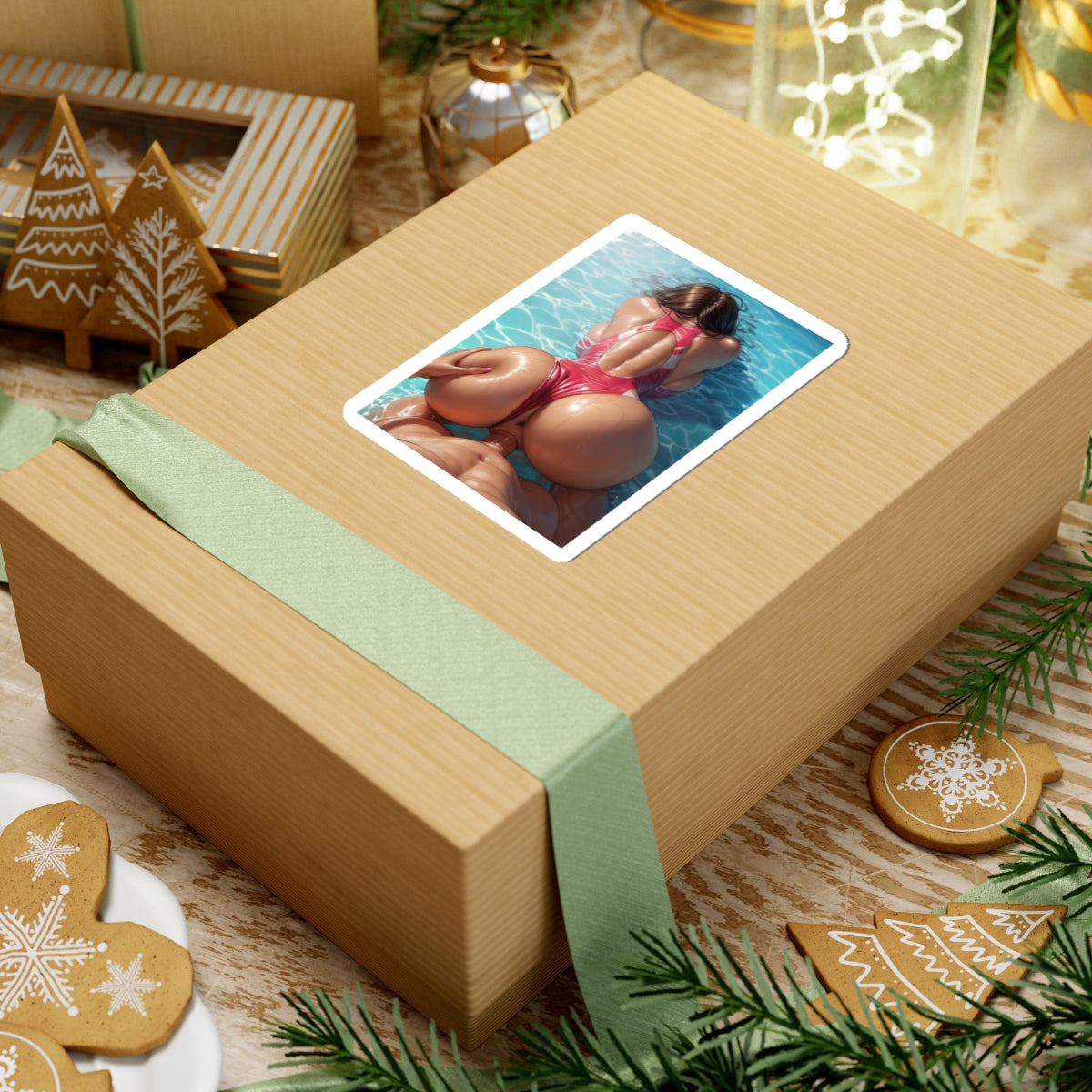 Sexy Sticker | Doggystyle | Ass | Anal | Bathing Suit