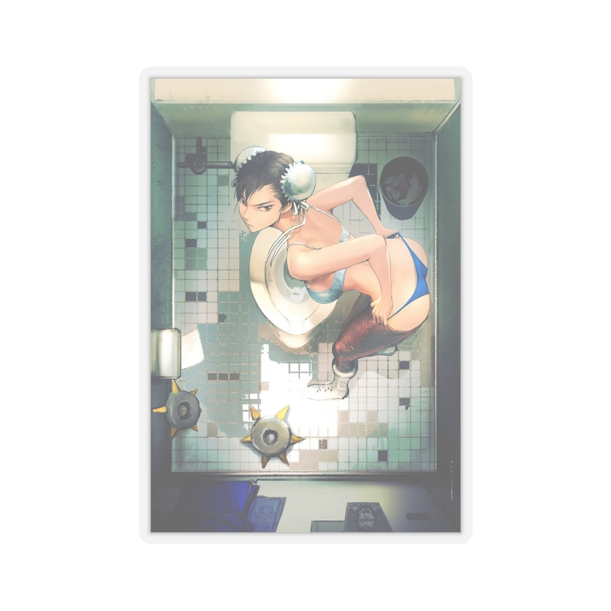 Voyeurism Sticker | Chun | Fighter | Toilet