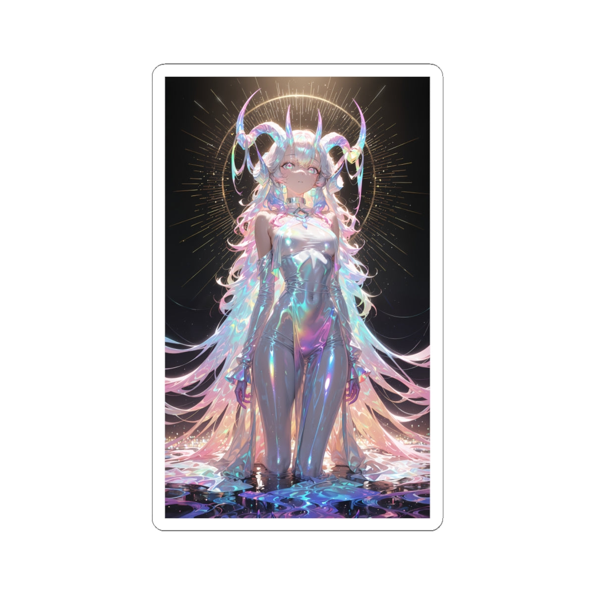 Artful Waifu Sticker | Beautiful | Hentai | Oppai