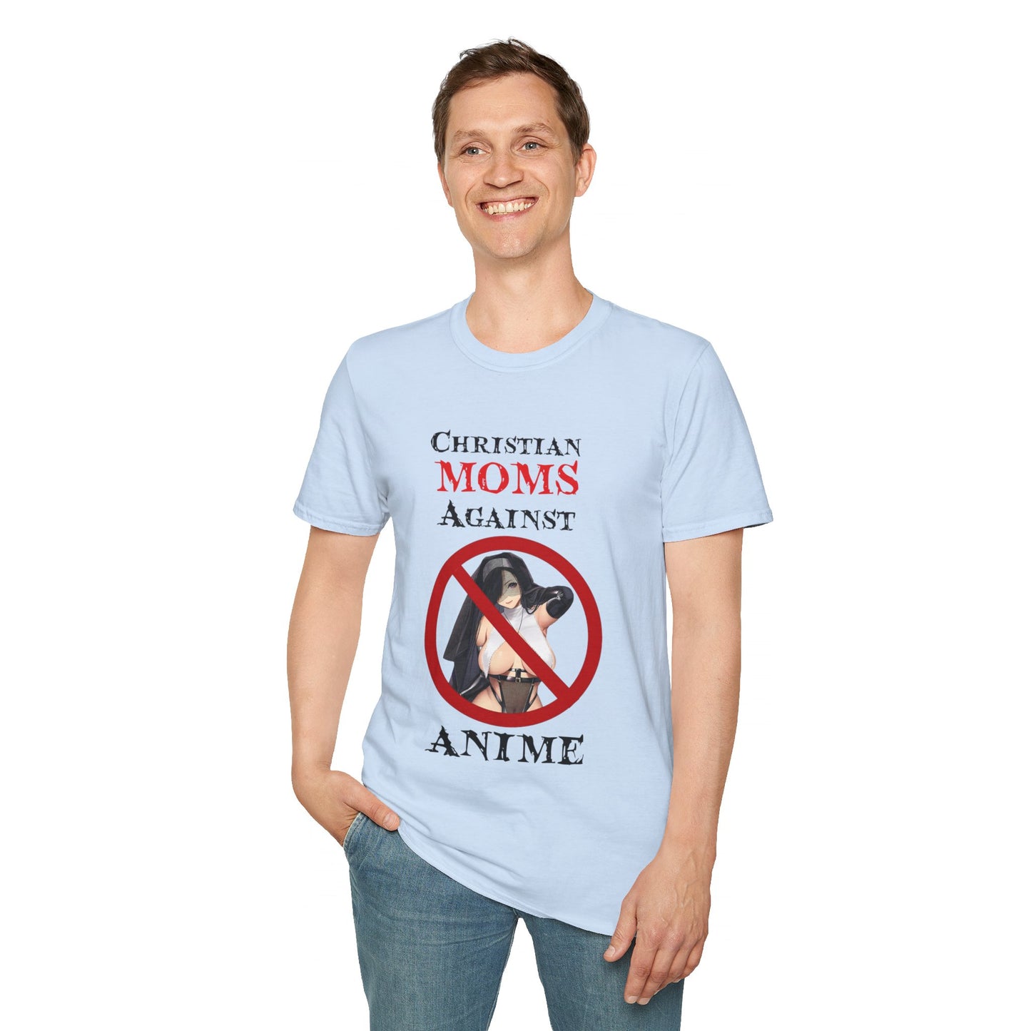 Christian Moms Against Anime | Funny Anime Shirt | Funny Tee | Weeb | Otaku | Funny