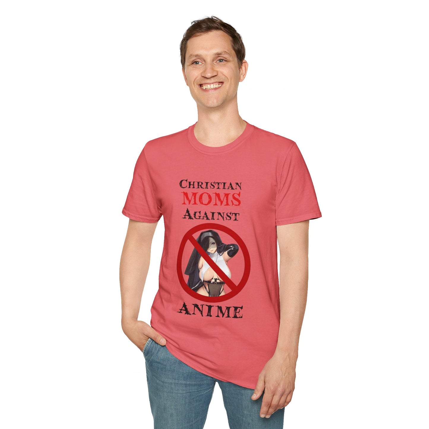 Christian Moms Against Anime | Funny Anime Shirt | Funny Tee | Weeb | Otaku | Funny