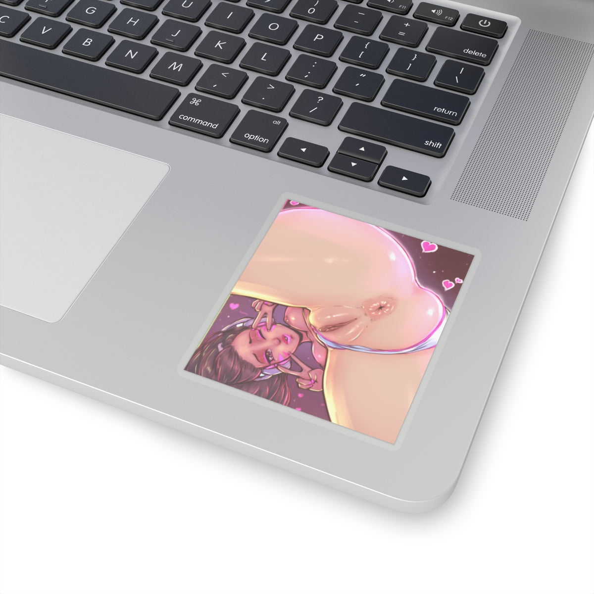 Sexy Waifu Sticker | D Va | Lewd Sticker | Lewd Anime Sticker | Hentai Sticker | sexy Ass | Anus | Ass | Pussy | Victory Sign
