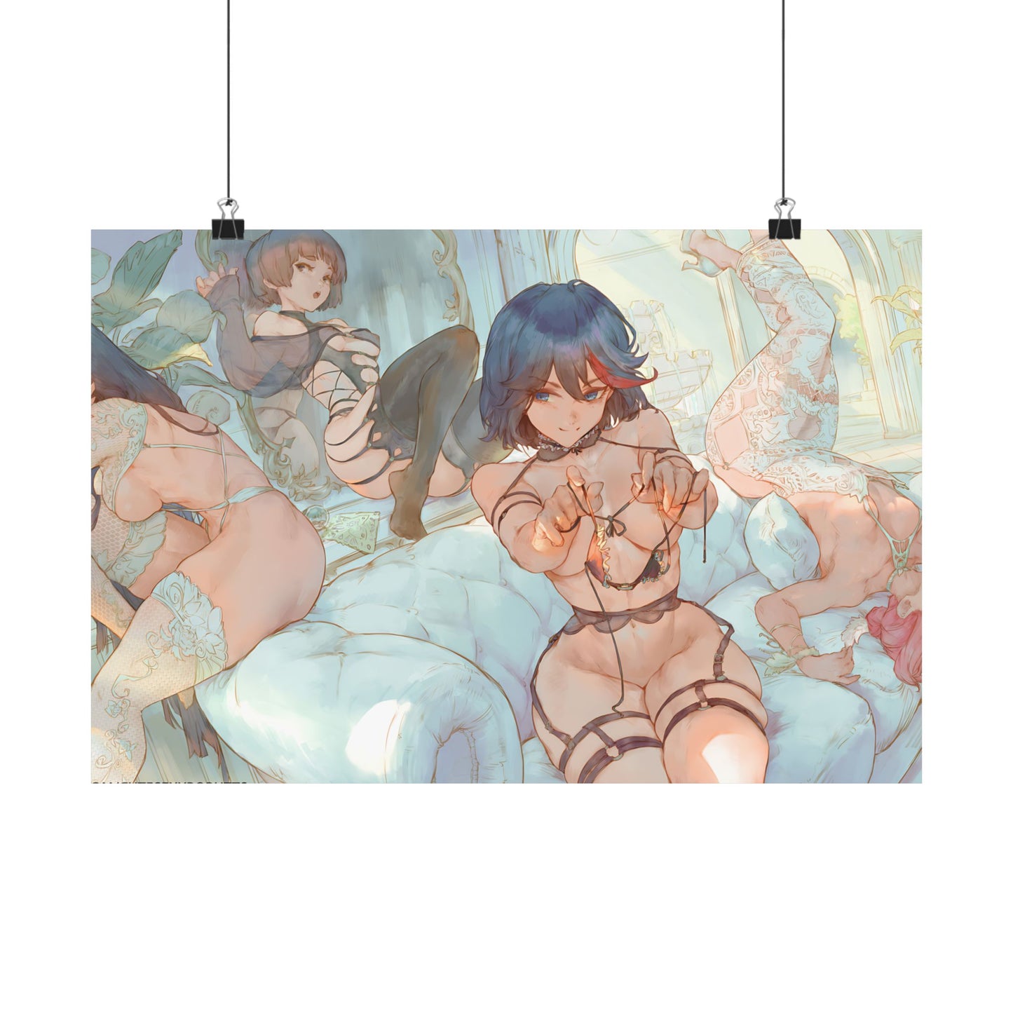 Waifu Poster | Hot Anime Girls | Harem | Sexy Poster | Erotic | Hentai Kill Poster