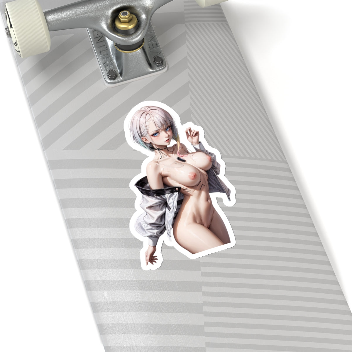 Sexy Anime Sticker | Lucy | Lewd Anime Sticker | Lewd Sticker | Sexy Waifu Sticker | Nude Anime Girl | FairyAI