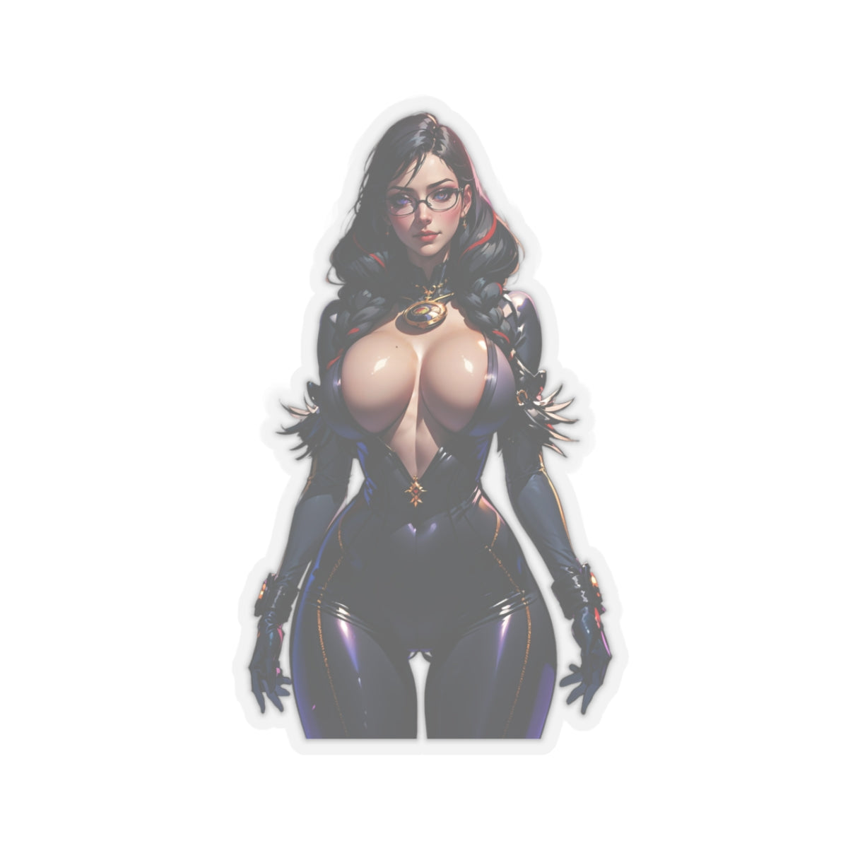 Sexy Bayonetta Sticker | Sexy Anime Sticker | Lewd Sticker | Lewd Anime Sticker | Sexy Waifu Sticker