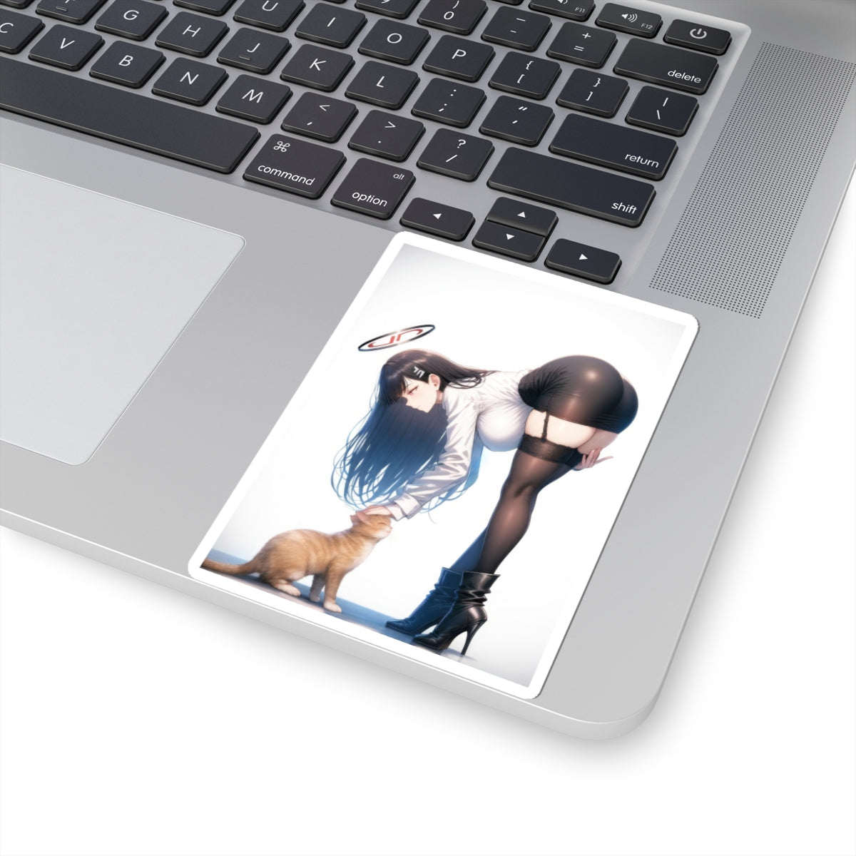 Sexy Waifu Sticker | Cat | Skirt Ass