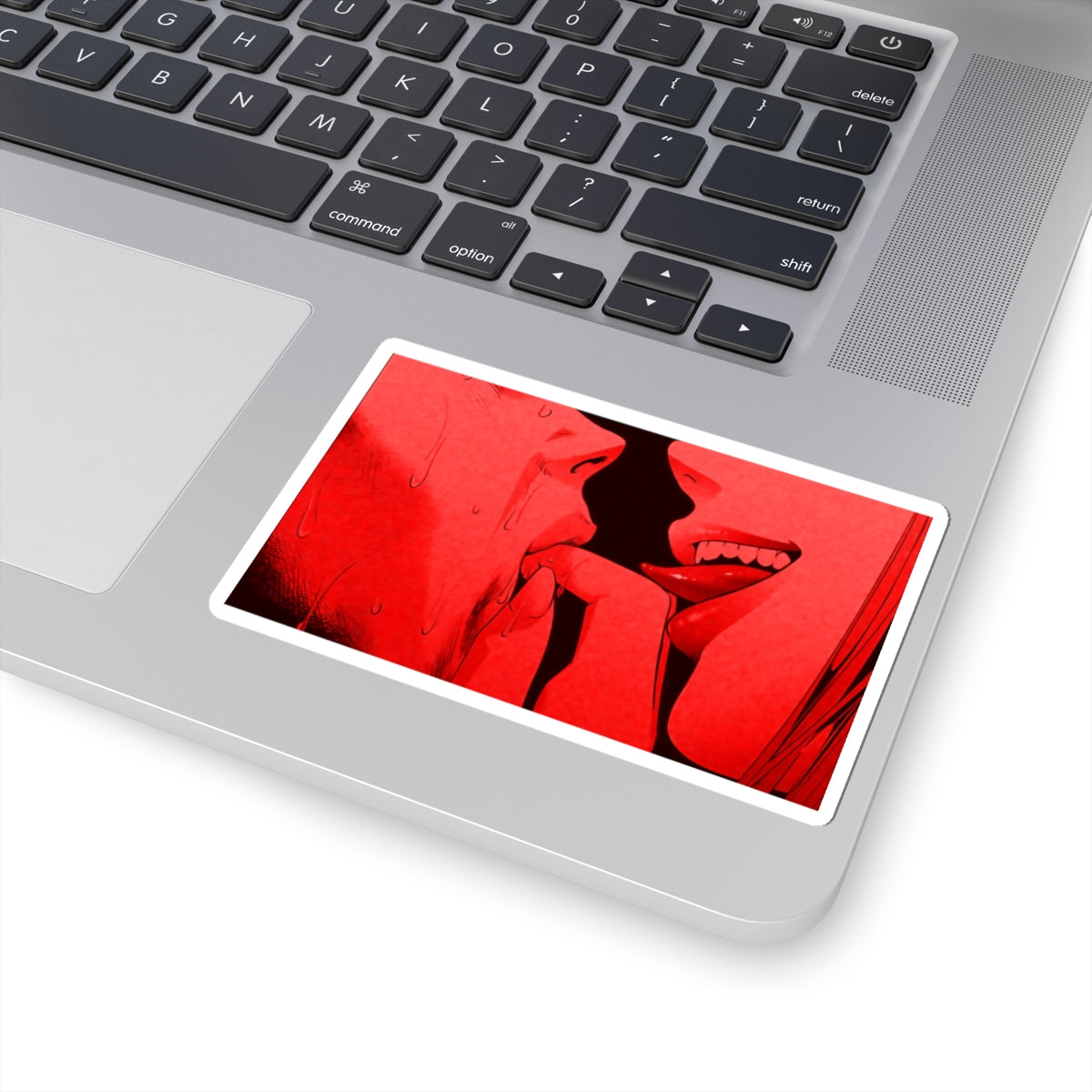 Lewd Sticker | Prison | Finger In Mouth