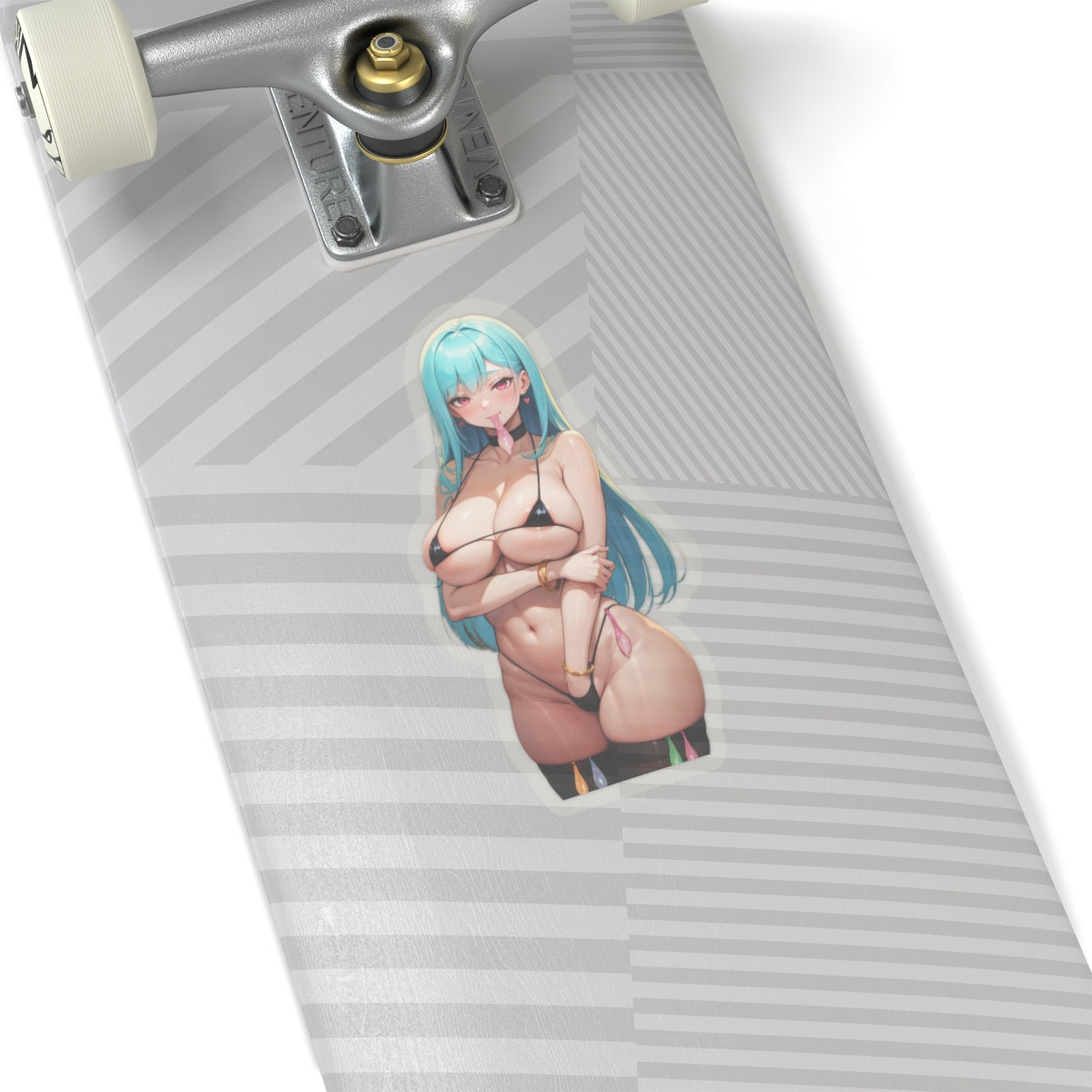 Sexy Anime Sticker | Sexy Anime Girl | Lewd Anime Sticker | Lewd Sticker | Sexy Waifu Sticker | Condoms | Bikini | Blue Hair