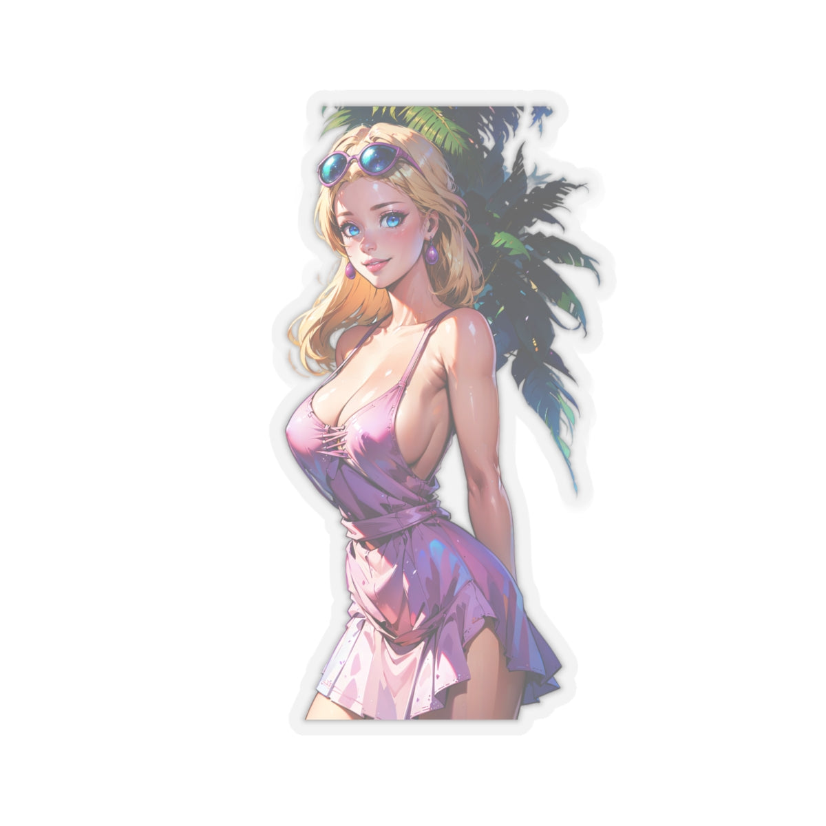 Sexy Waifu Sticker | Sexy Anime Sticker | Lewd Sticker | Lewd Anime Sticker | Waifu