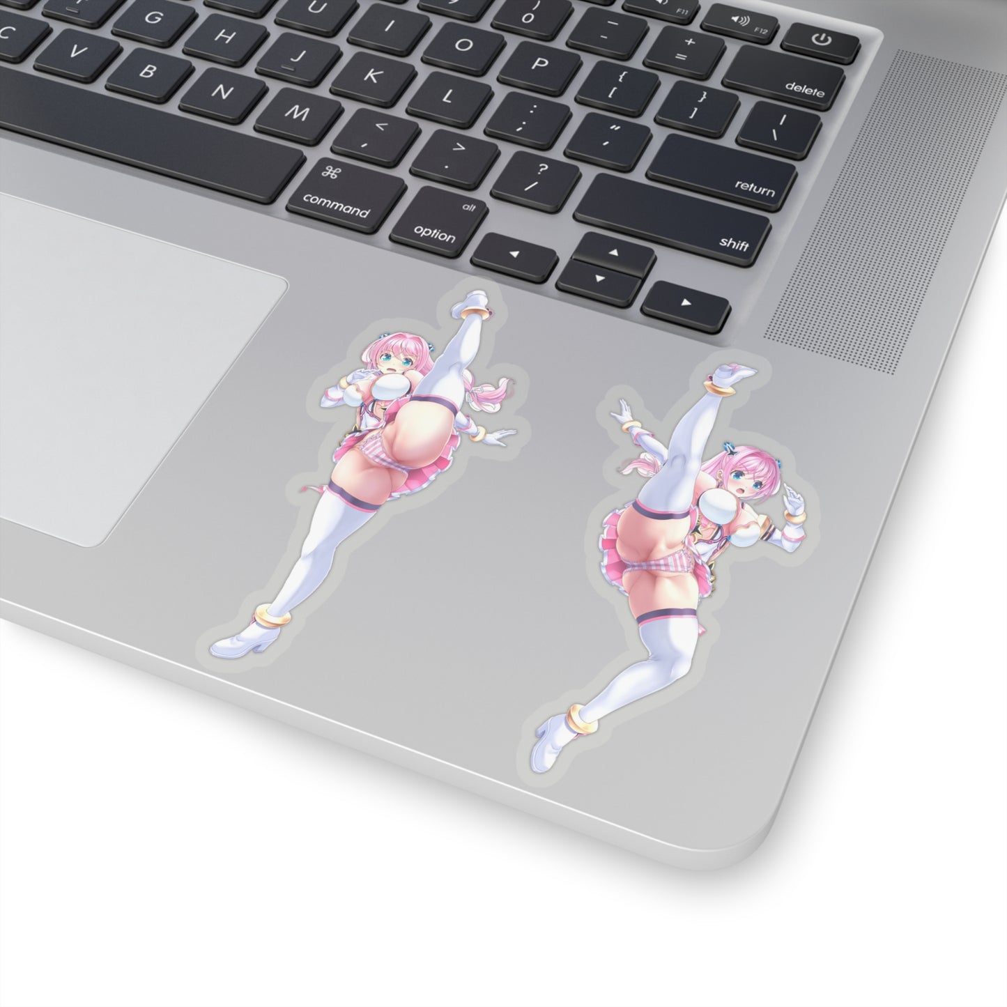 Lewd Cheery Pink Sticker | 2 Stickers For The Price of 1 | Sexy Kick | Sexy Anime Sticker | Lewd | Waifu | Otaku | Aigan Tenshi