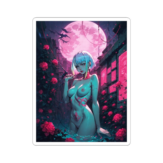 Sexy Cyberpunk Waifu Sticker | Lucy | Hentai | Oppai
