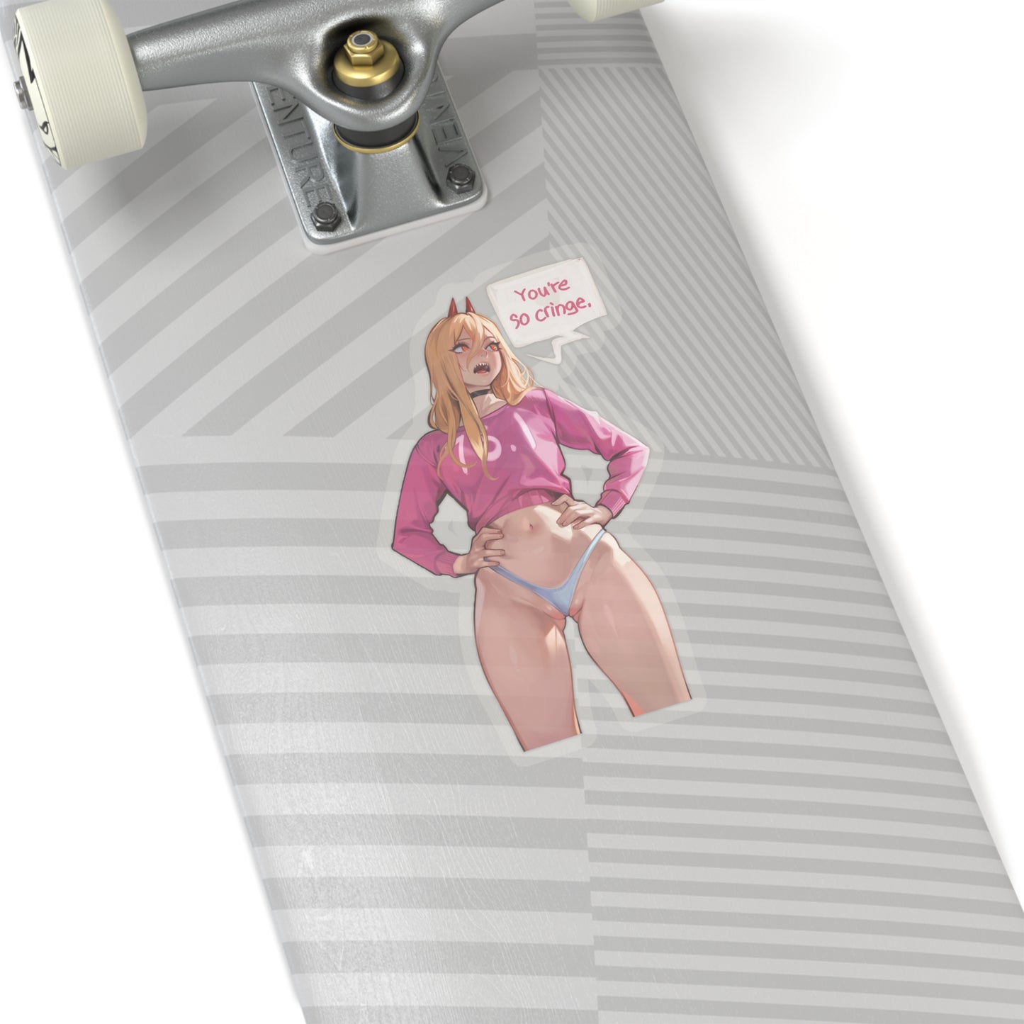 Sexy Power Sticker | You Are So Cringe | Funny Anime Sticker | Chainsaw Sticker | Power | Sexy Anime Sticker | Lewd Anime Sticker | Otaku | Waifu