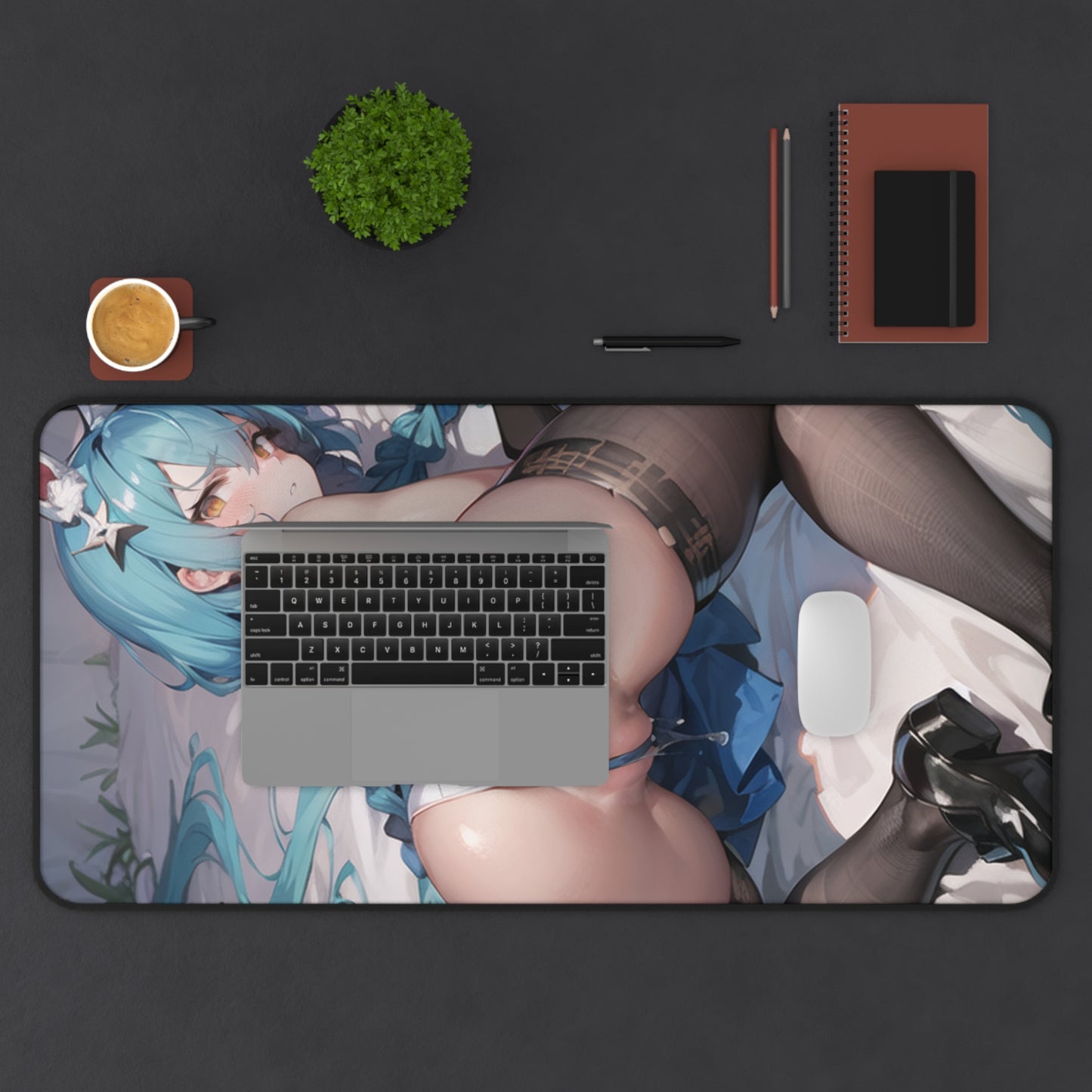 Lewd Mouse Pad | Pekora | Wet Pussy | NSFW | Ass Spread | Vtuber | Anime Gaming Mouse Pad | Looking Back At You | POV