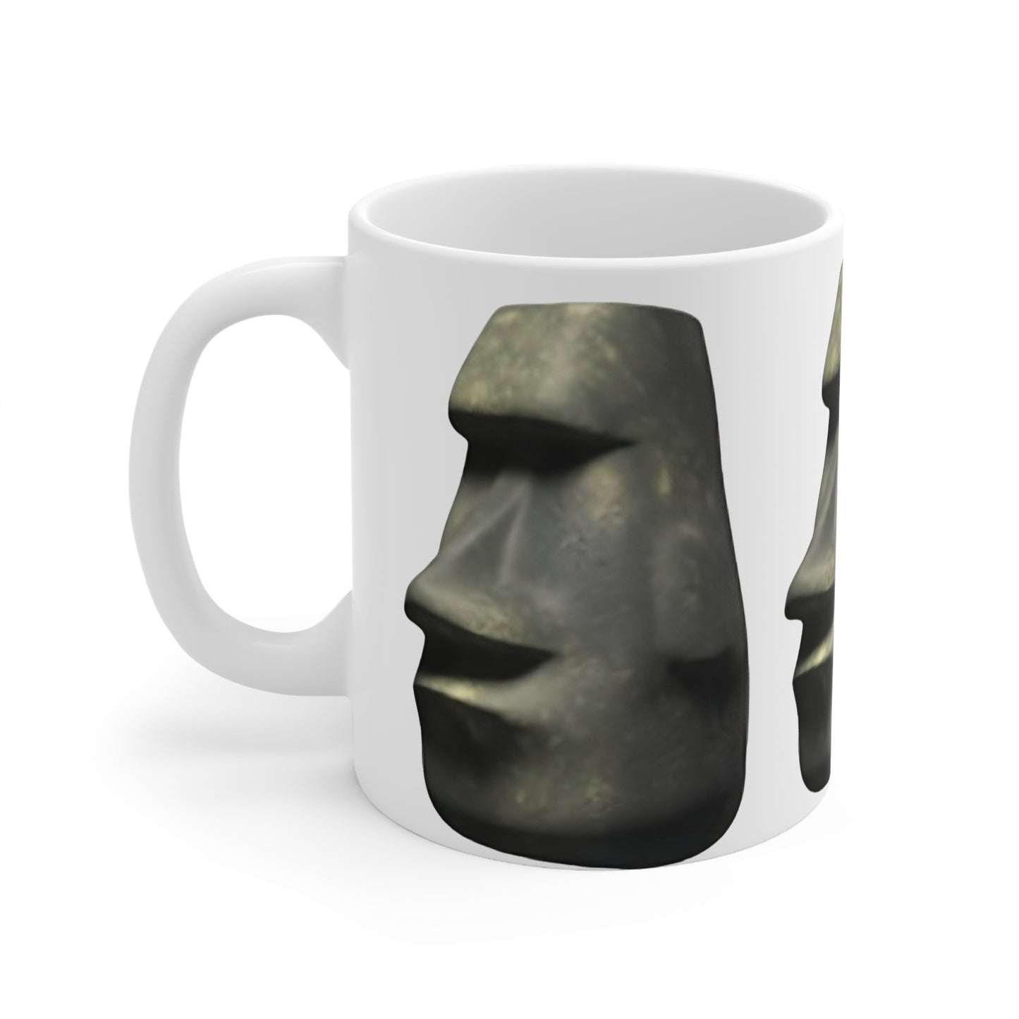Easter Island Mug | Emoji Meme Mug | Moai Meme Mug | Funny Mug | Moai Emoji | Moyai Emoji | Moai Statue in Tokyo