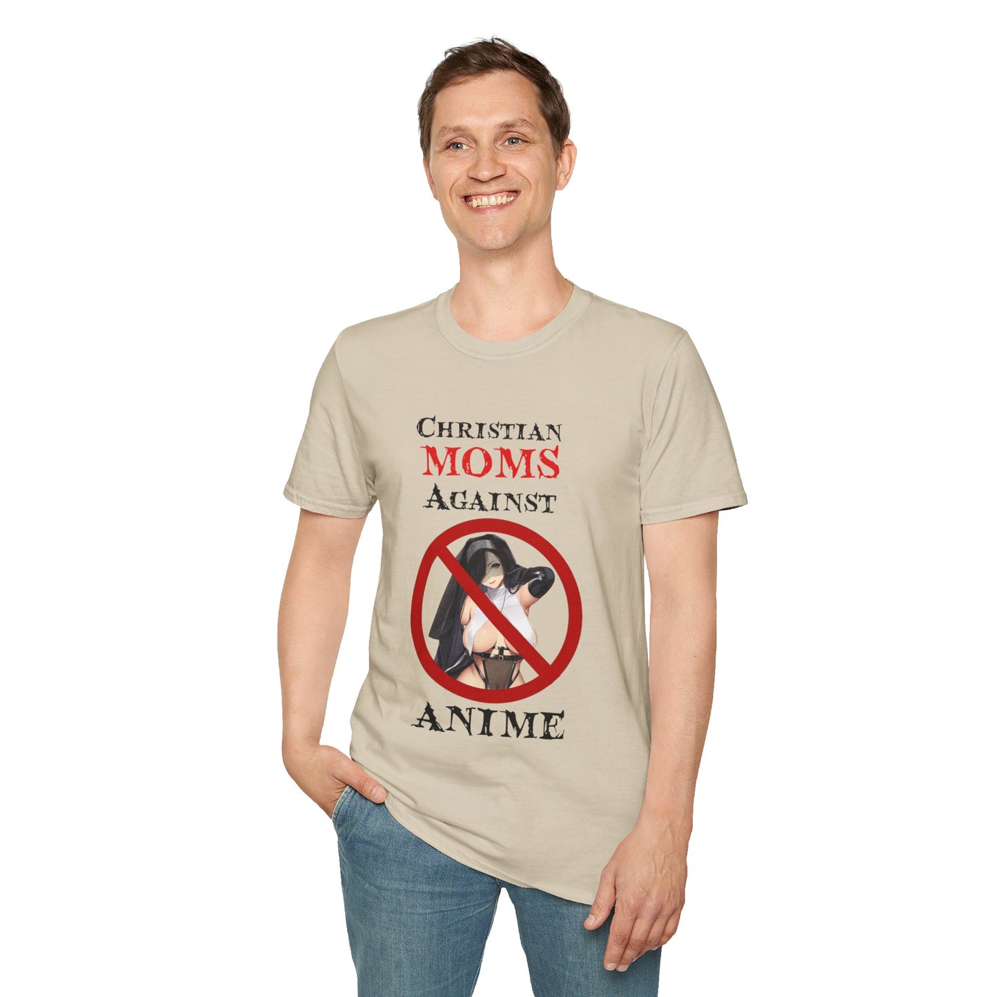 Christian Moms Against Anime | Funny Anime Shirt | Funny Tee | Weeb | Otaku | Funny