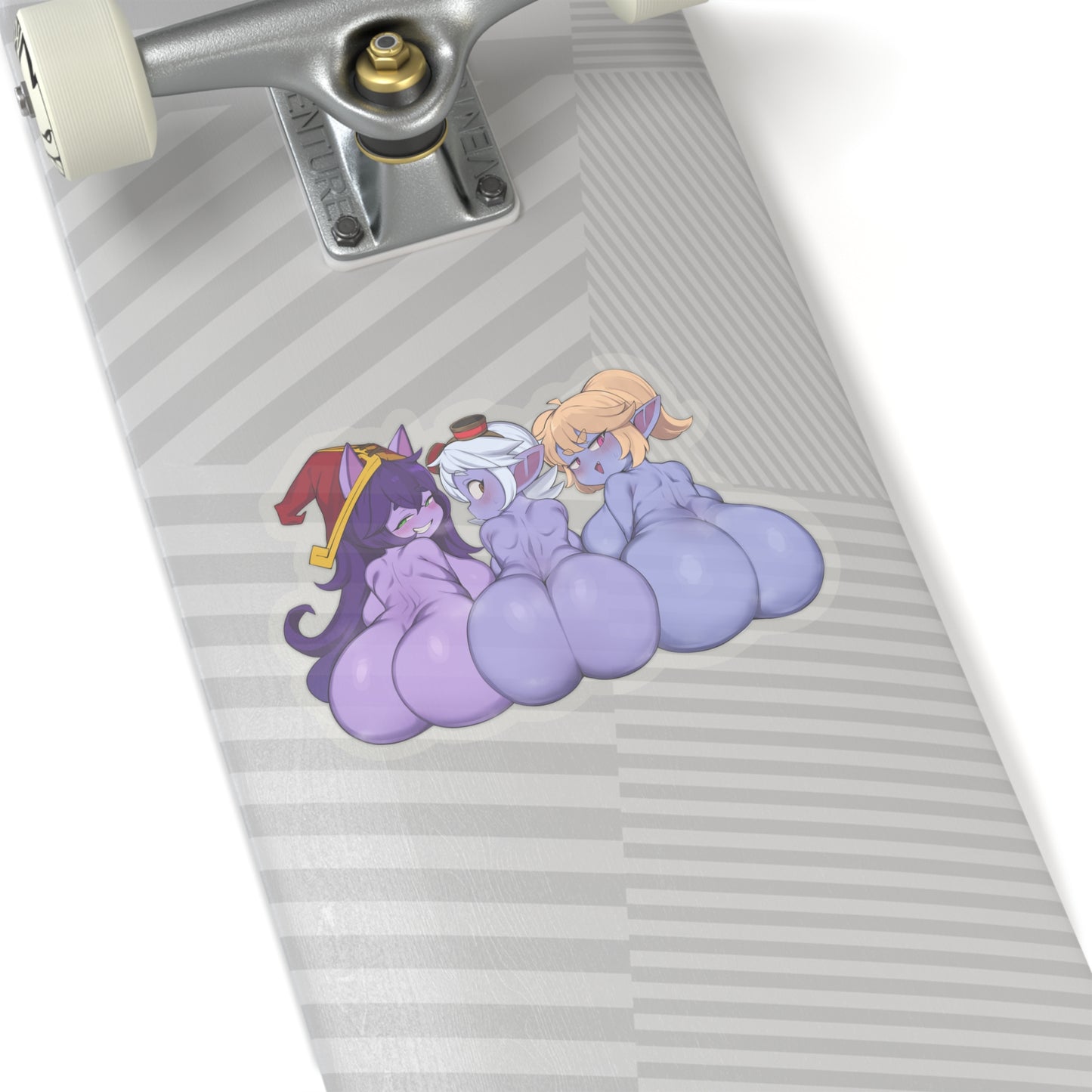 Lewd Lulu Poppy Tristana Sticker | Lol Sticker | Ass | Big Ass | Uncensored Anime | Lewd | Waifu | Otaku