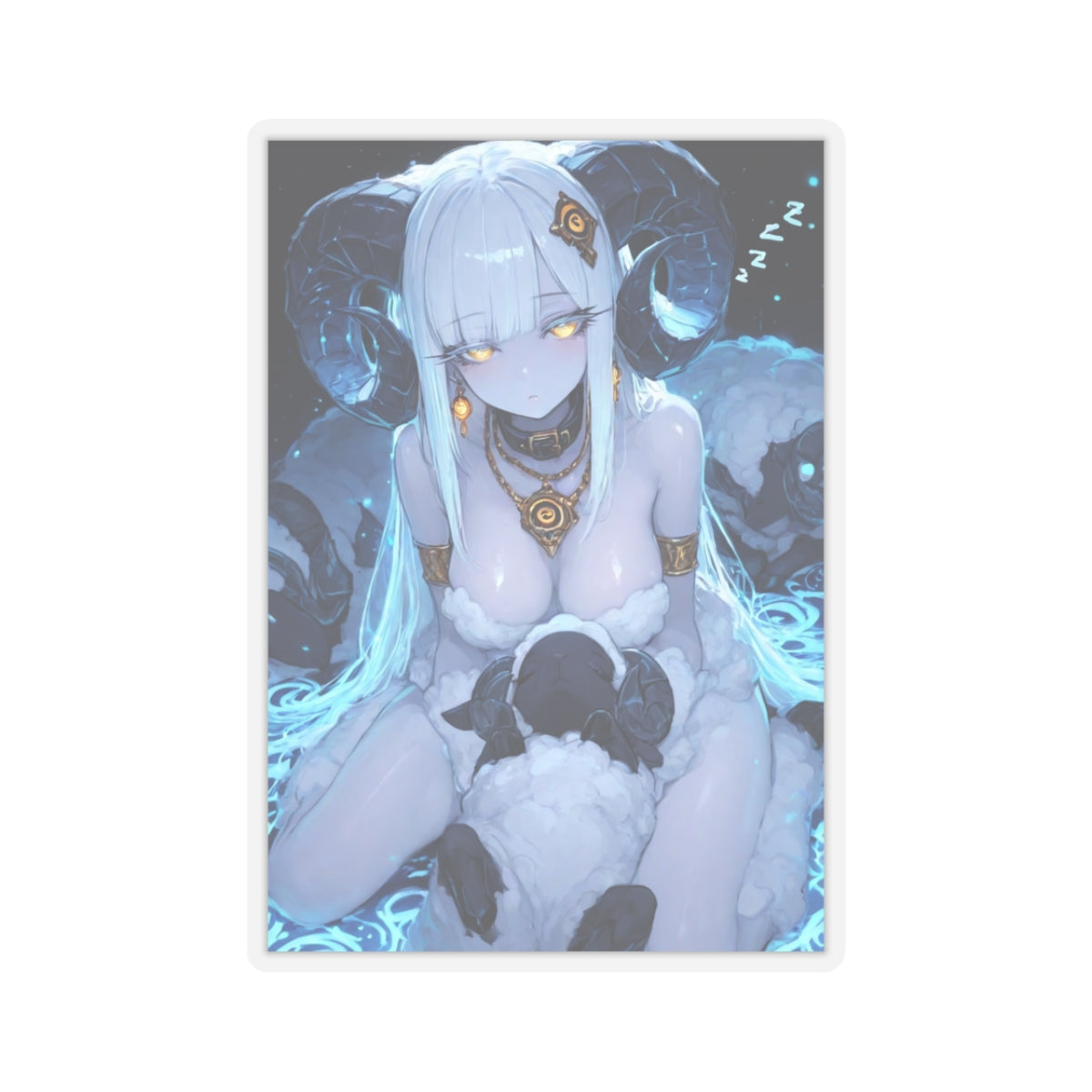 Hentai Monster GIrl Sticker | Goat Sheep | Ecchi Sticker | Oppai