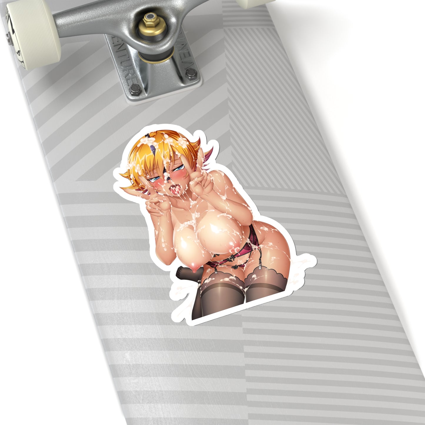 Sexy Anime Sticker | Igawa Sakura| Lewd Anime Sticker | Lewd Sticker | Sexy Waifu Sticker | Taimanin Asagi | Cum | Victory Sign