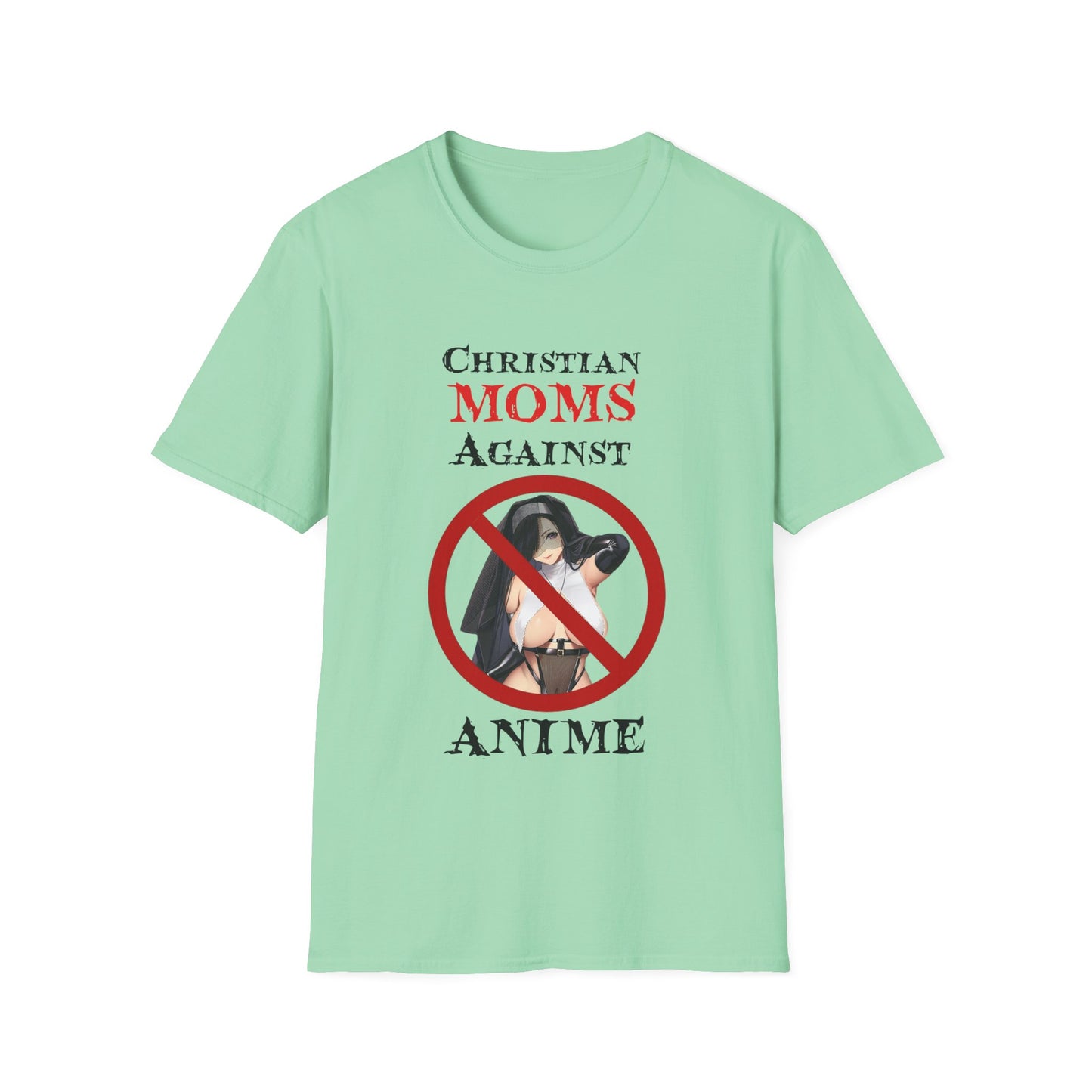 Christian Moms Against Anime | Funny Anime Shirt | Funny Tee | Weeb | Otaku | Funny