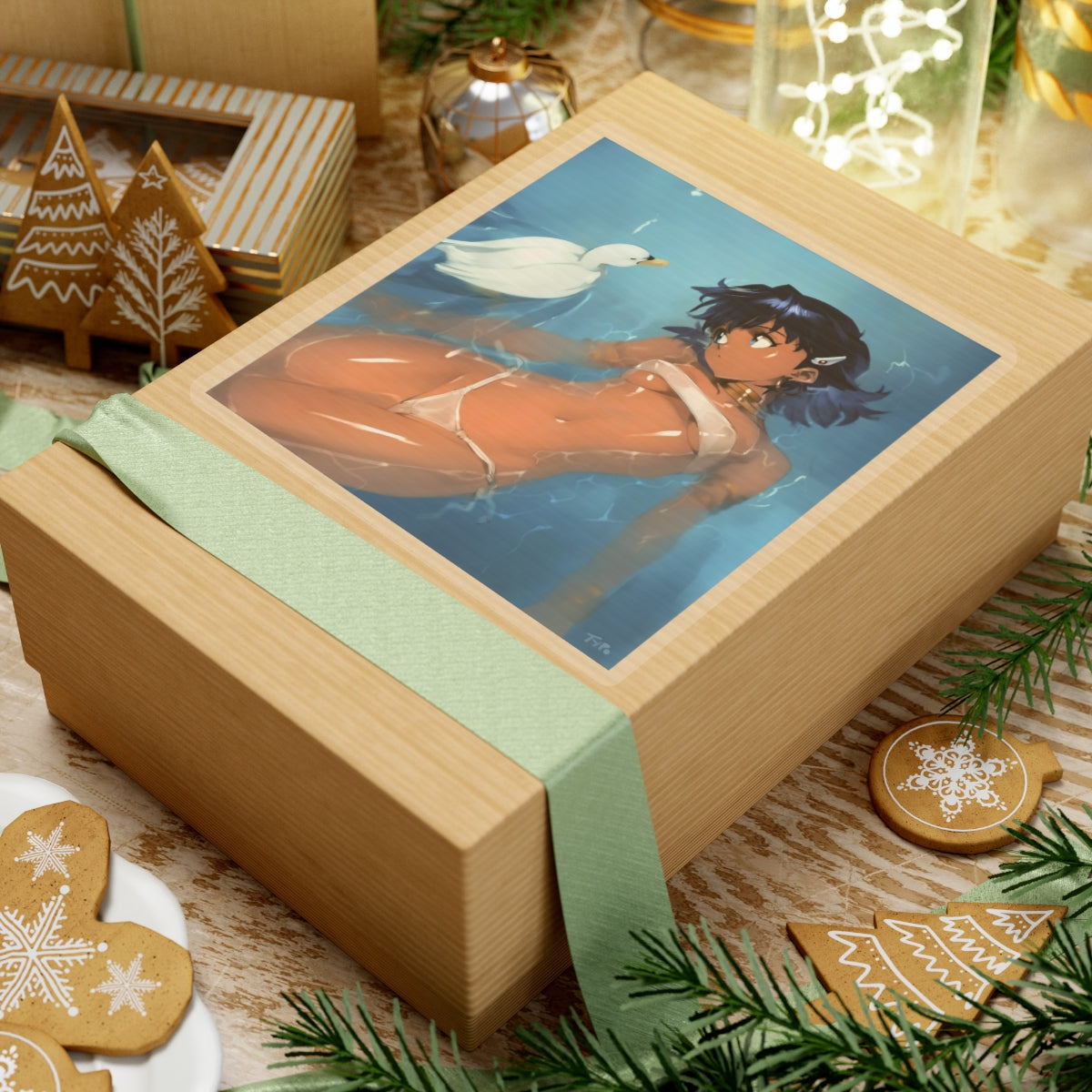 Sexy Waifu Sticker | Nadia | Yuri | Brown Skin