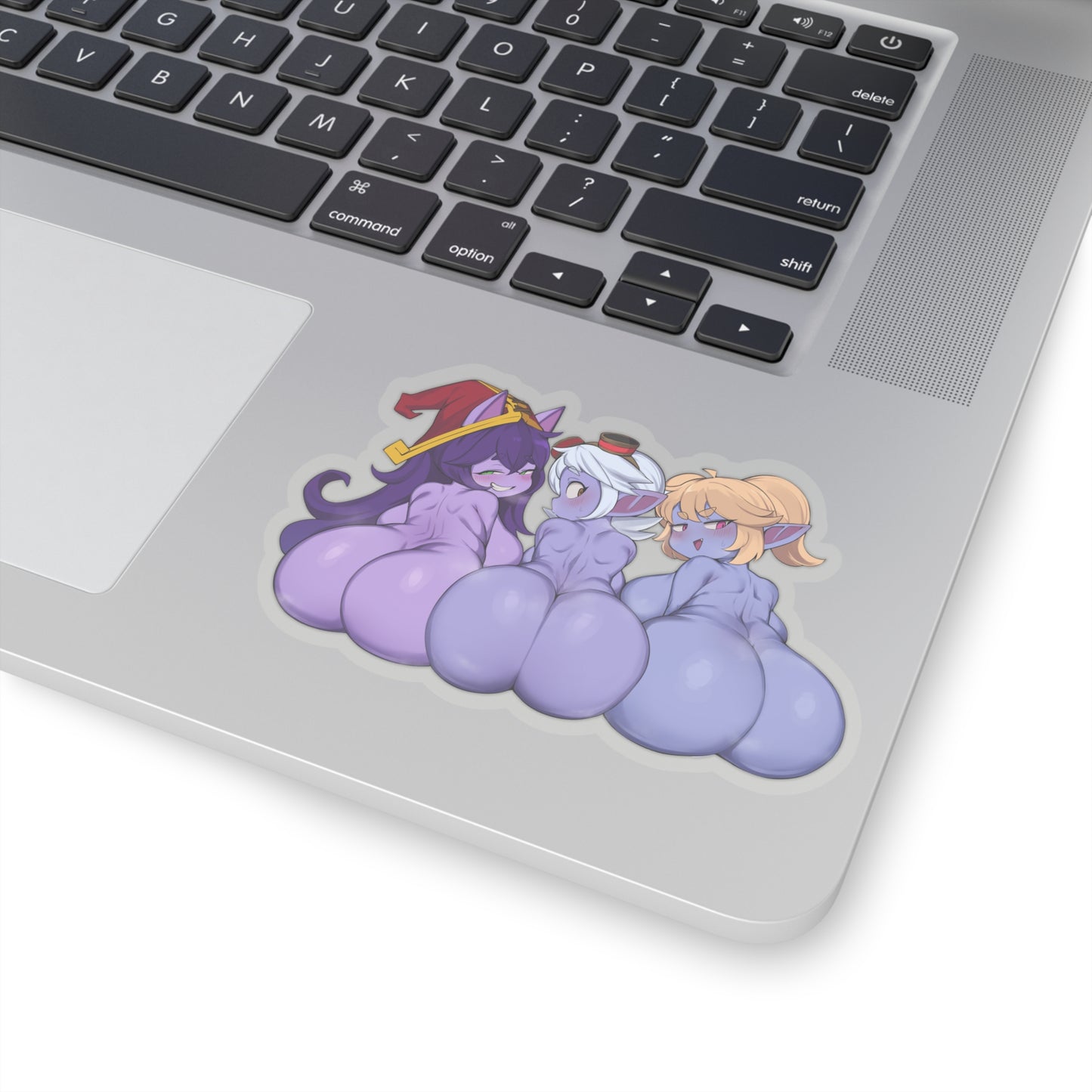 Lewd Lulu Poppy Tristana Sticker | Lol Sticker | Ass | Big Ass | Uncensored Anime | Lewd | Waifu | Otaku