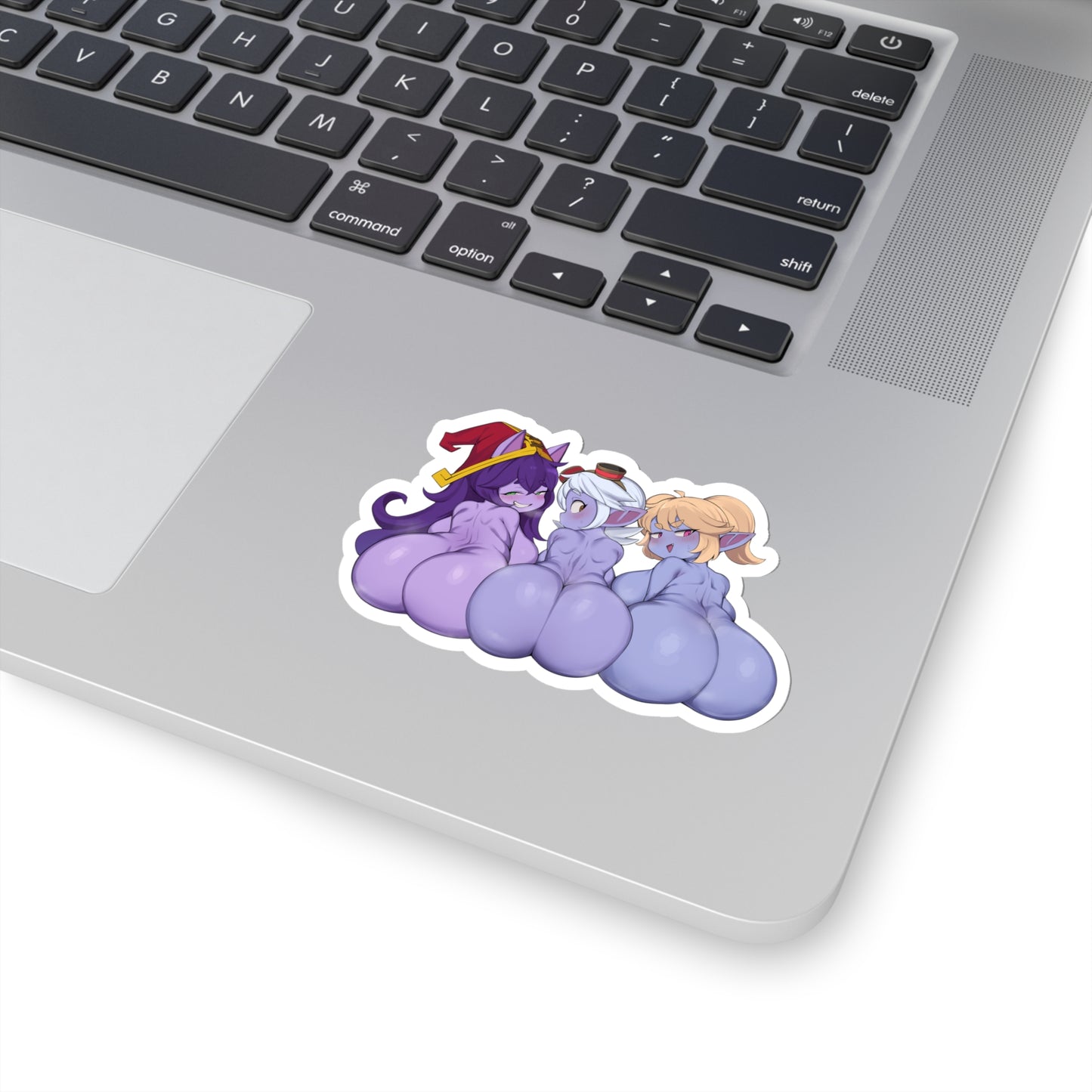 Lewd Lulu Poppy Tristana Sticker | Lol Sticker | Ass | Big Ass | Uncensored Anime | Lewd | Waifu | Otaku