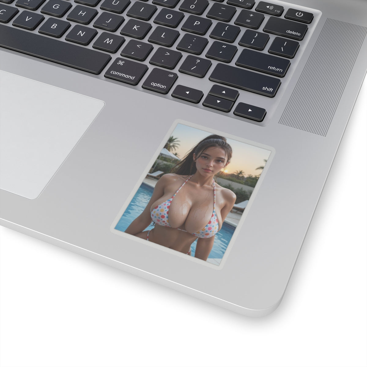 Sexy Girl Sticker | Big Boobs | Hentai NSFW Sticker | Bikini Pool
