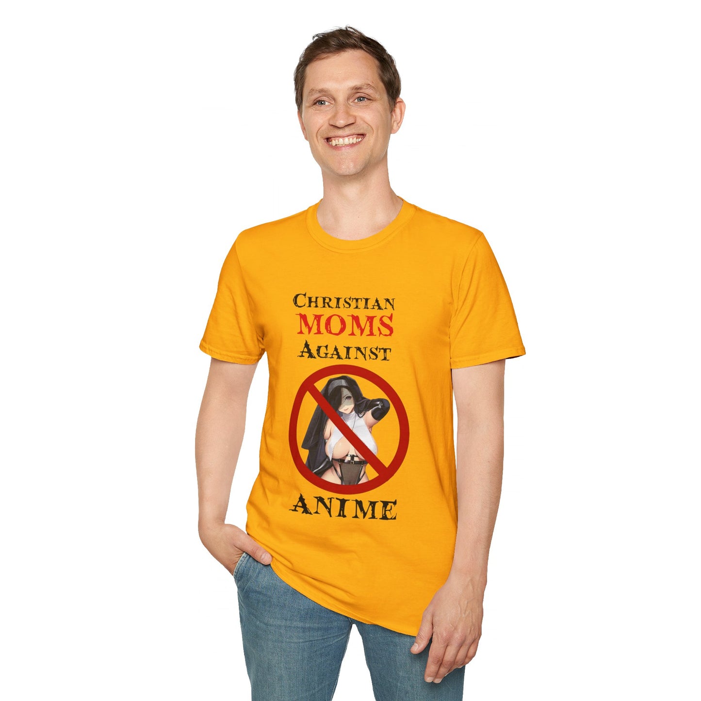 Christian Moms Against Anime | Funny Anime Shirt | Funny Tee | Weeb | Otaku | Funny