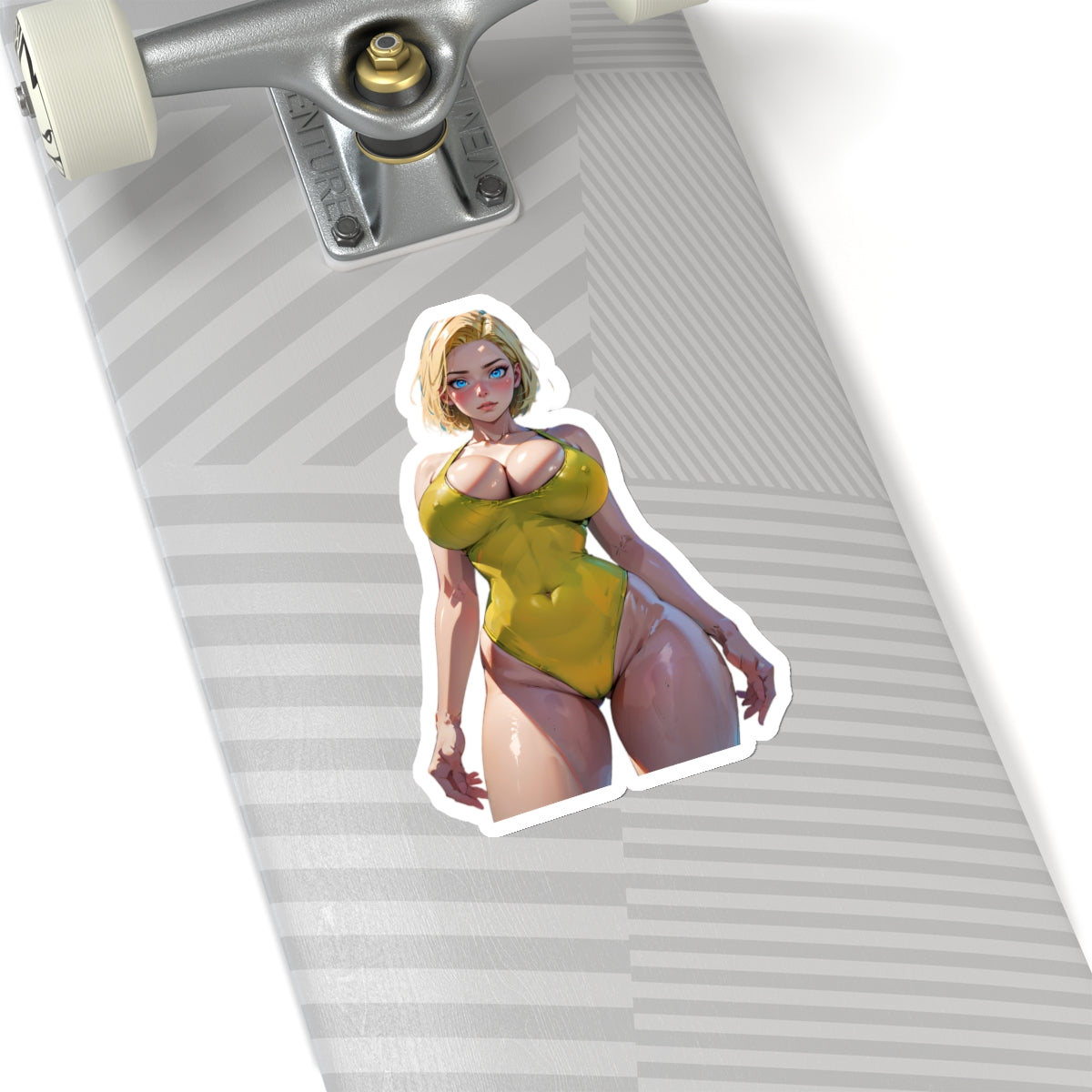 Sexy Waifu Sticker | Sexy Anime Sticker | Lewd Sticker | Lewd Anime Sticker | Big Tits Anime Girl Sticker | Retro Anime