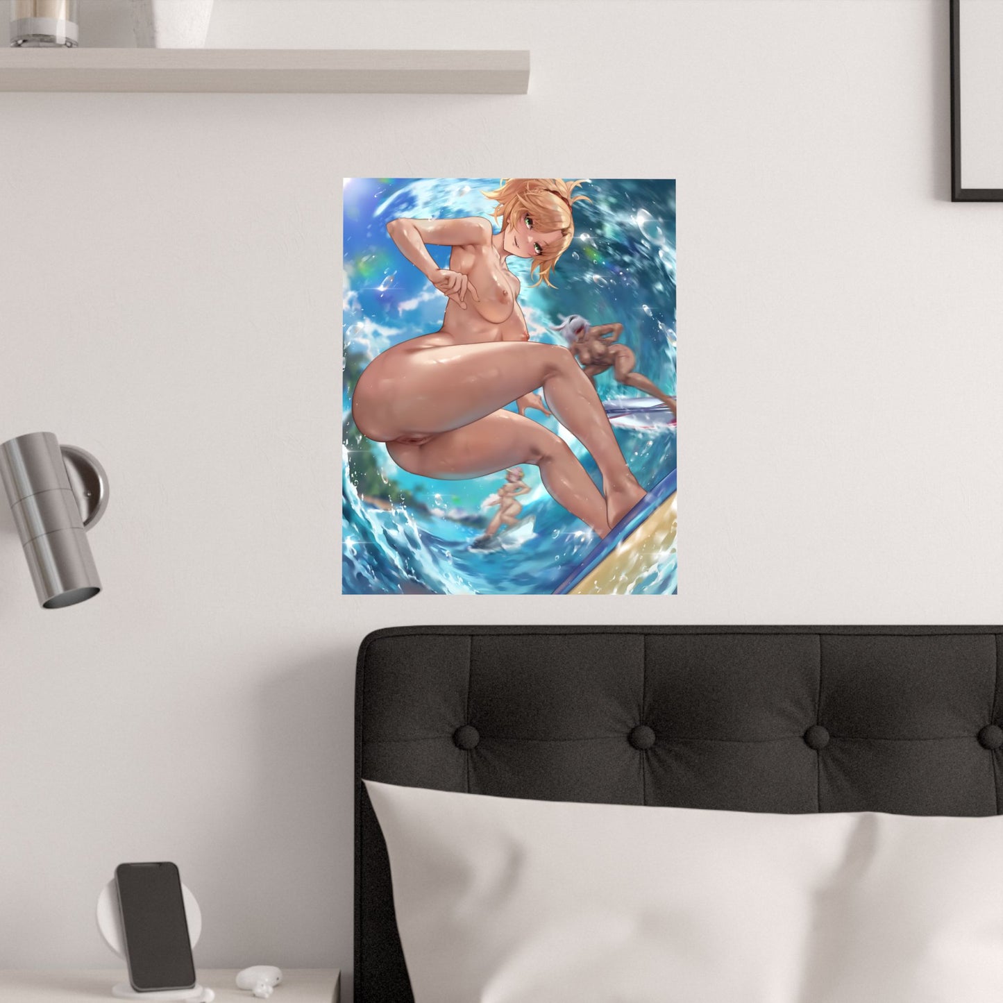Sexy Waifu Poster | Hot Anime Girl | Sexy Poster | Erotic | Ecchi Poster
