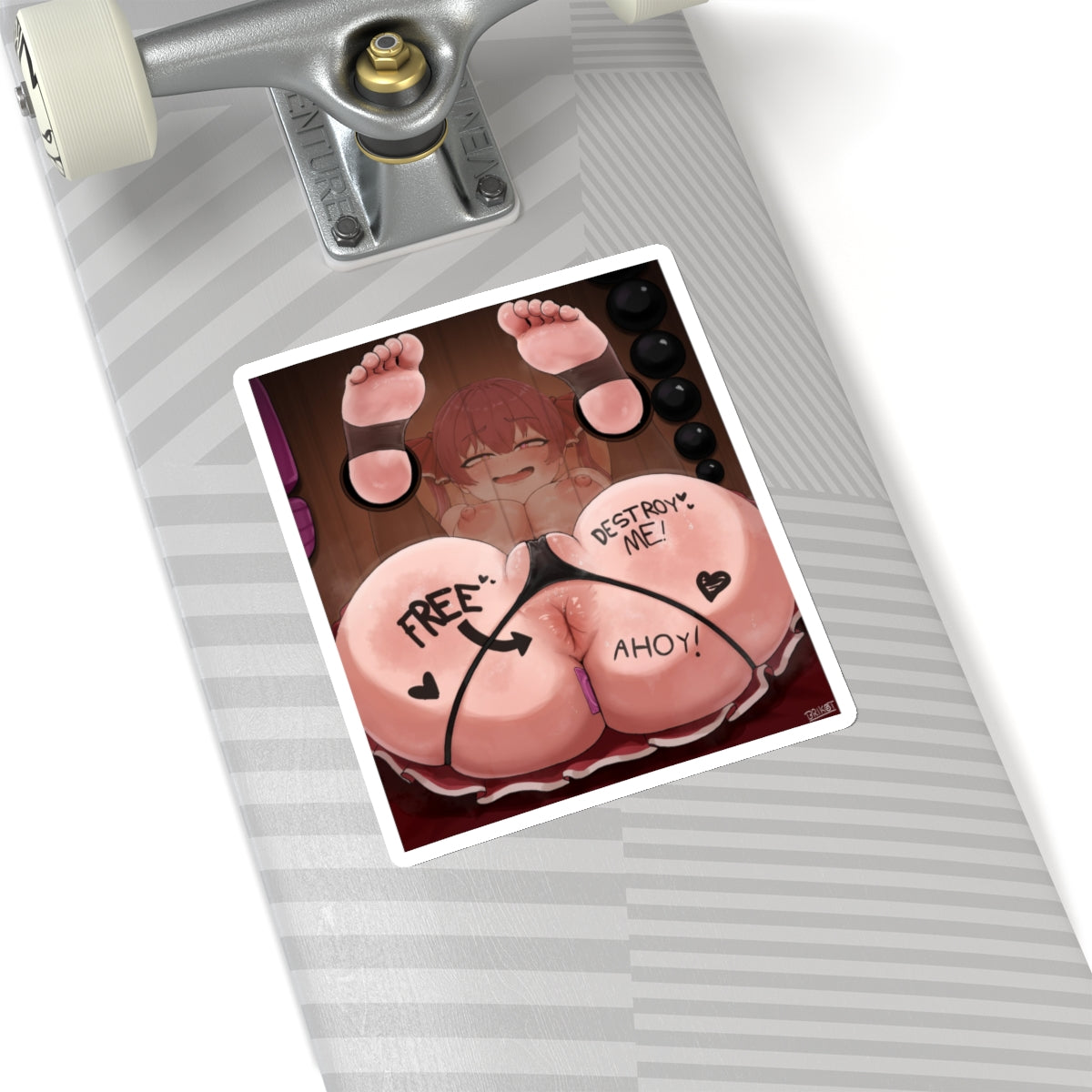 Sexy Ass Sticker | Houshou Marin | Lewd Sticker | Lewd Anime Sticker | Hentai Sticker | Free Use | BDSM | Slave | Anus | Anal | Big Booty